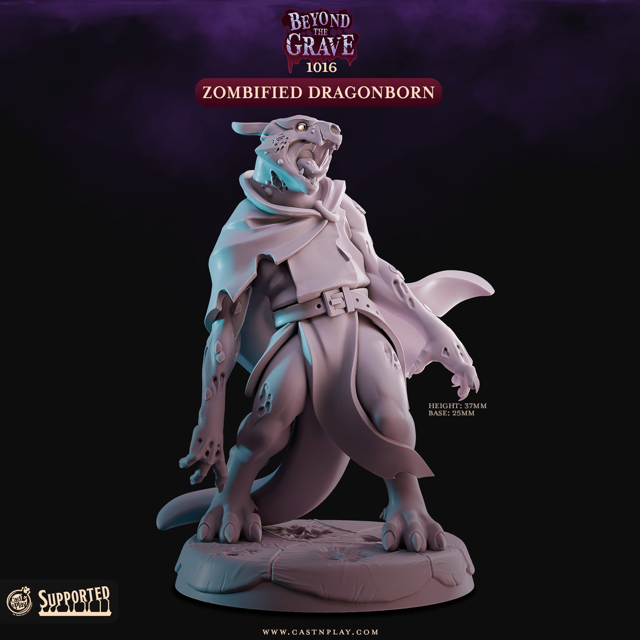 Zombified Dragonborn - aus der Reihe Beyond the Grave von Cast n Play