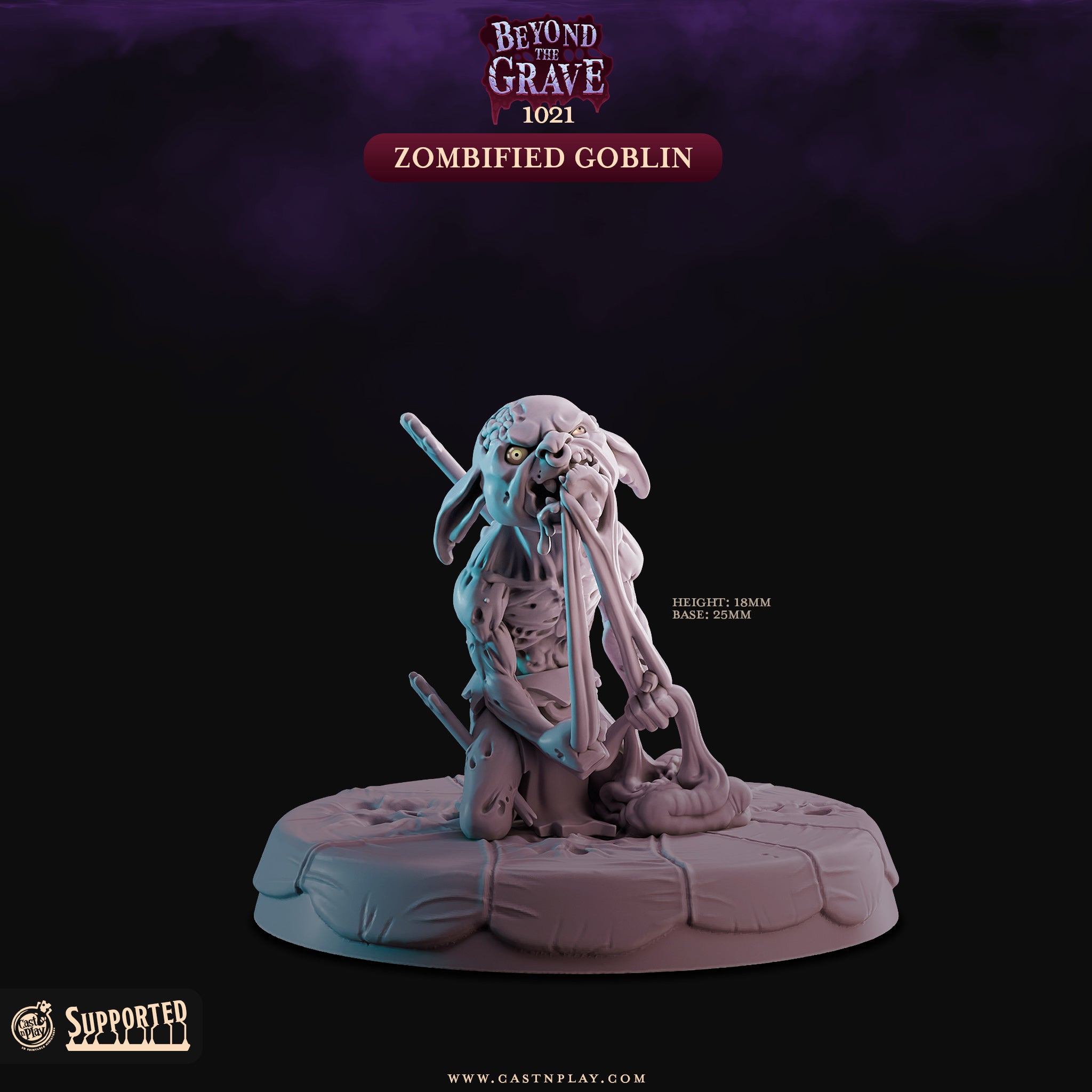 Zombified Goblin - aus der Reihe Beyond the Grave von Cast n Play
