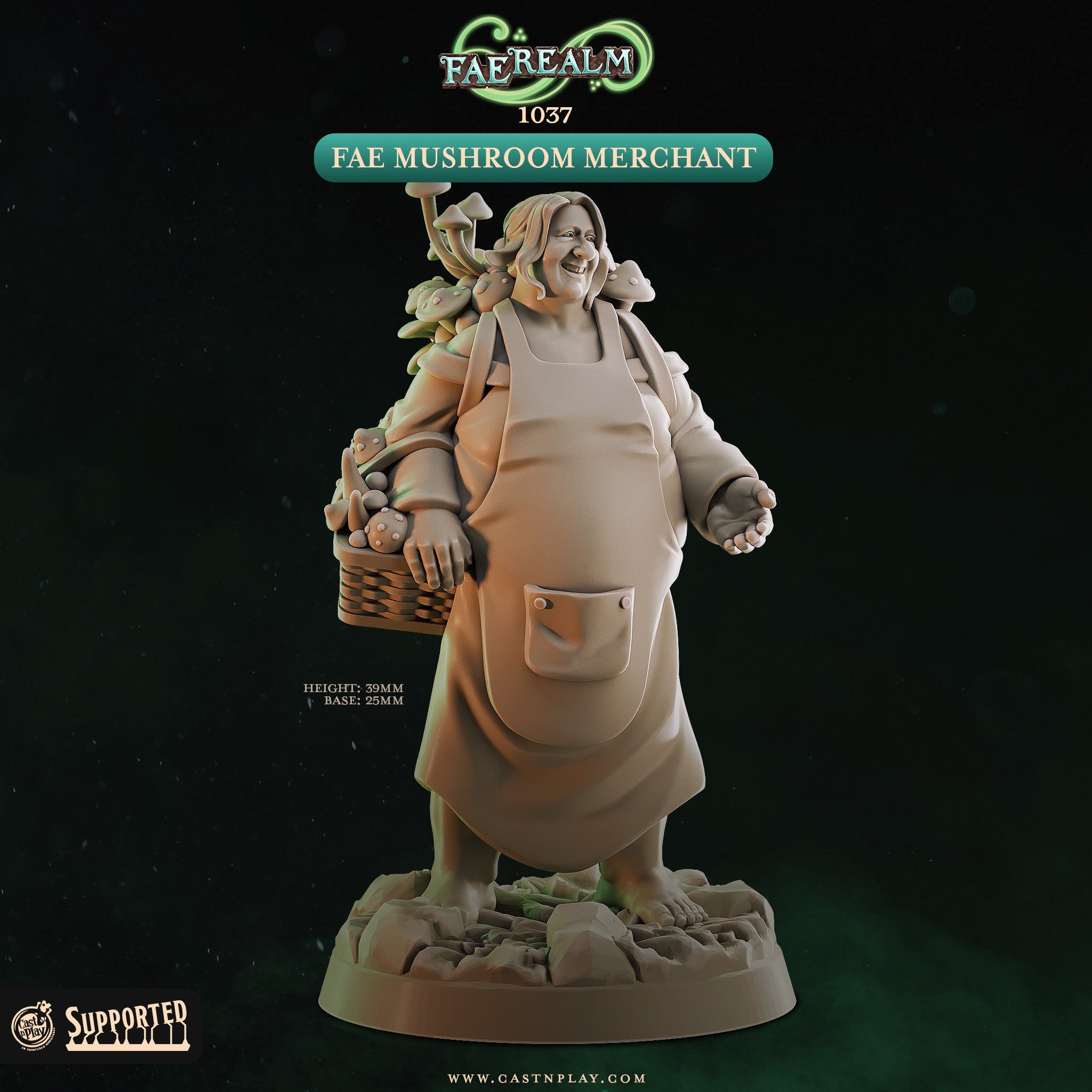 Fae Mushroom Merchant - aus der Reihe Fae Realm von Cast n Play