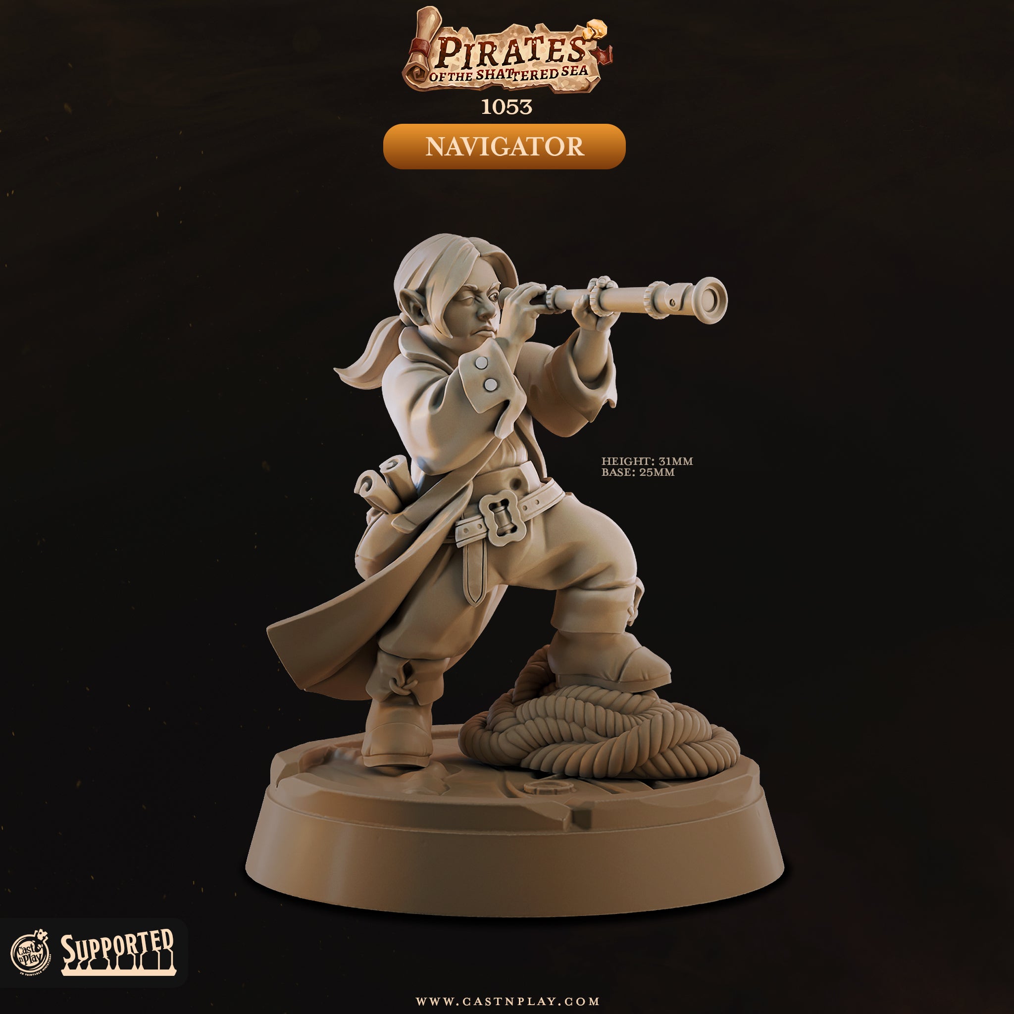 Navigator - Pirates of the Shattered Sea - Cast n Play
