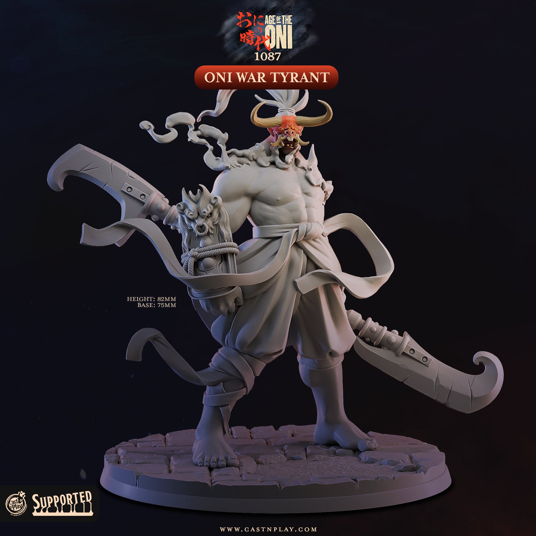 Oni War Tyrant - Age of the Oni - Cast n Play