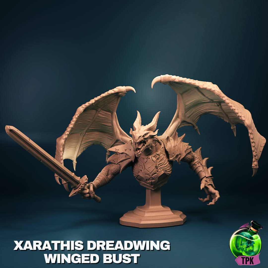 Xarathis Dreadwing Winged - Bust von TPK Lab