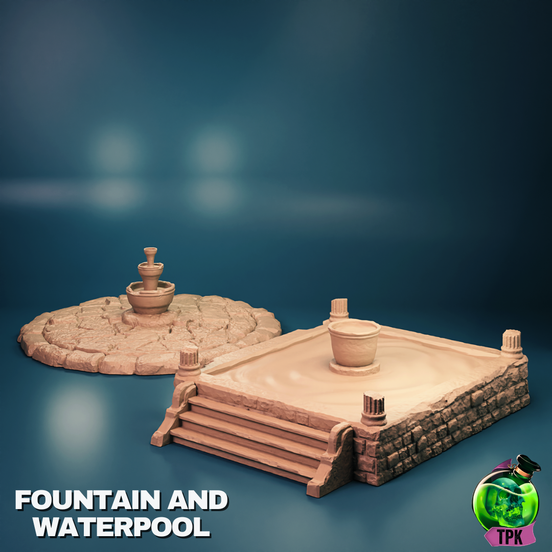 Fountain and Water Pool - von TPK Lab