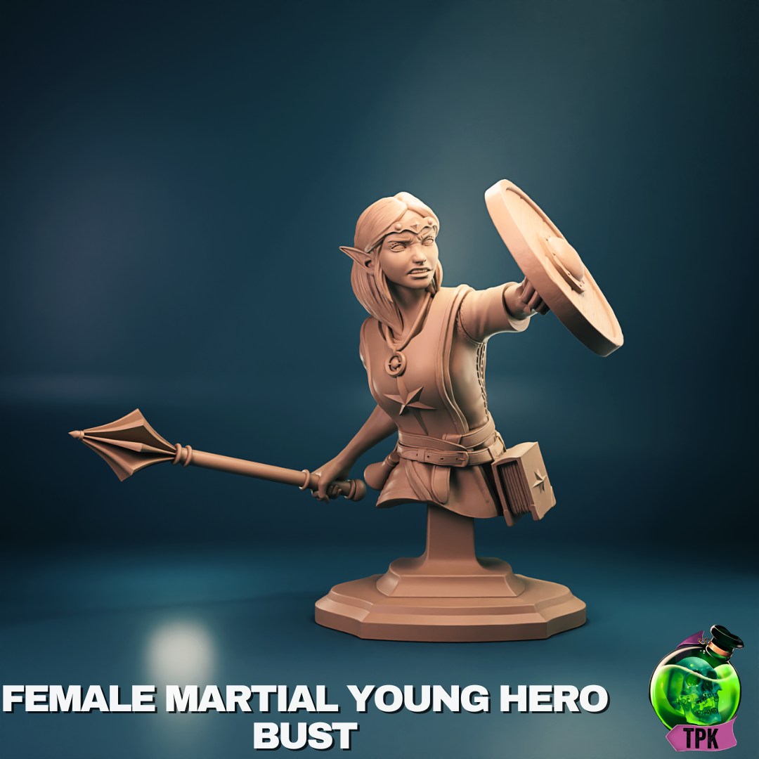 Female Young Martial - Bust von TPK Lab
