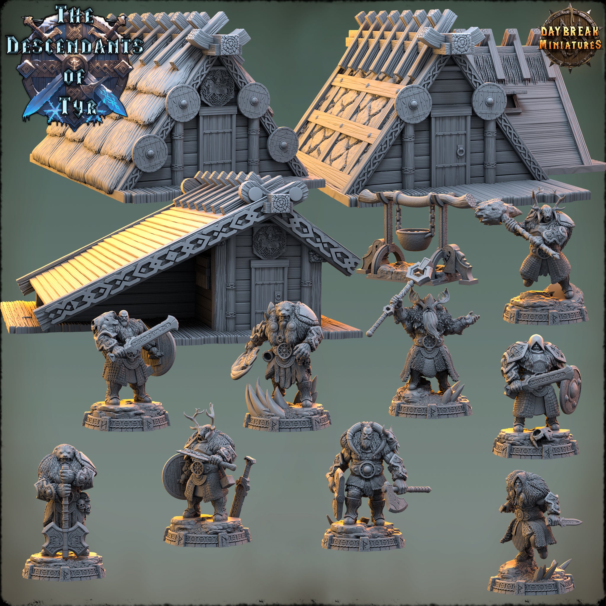 Kämpfer - aus der Reihe The Descendants of Tyr von Daybreak Miniatures