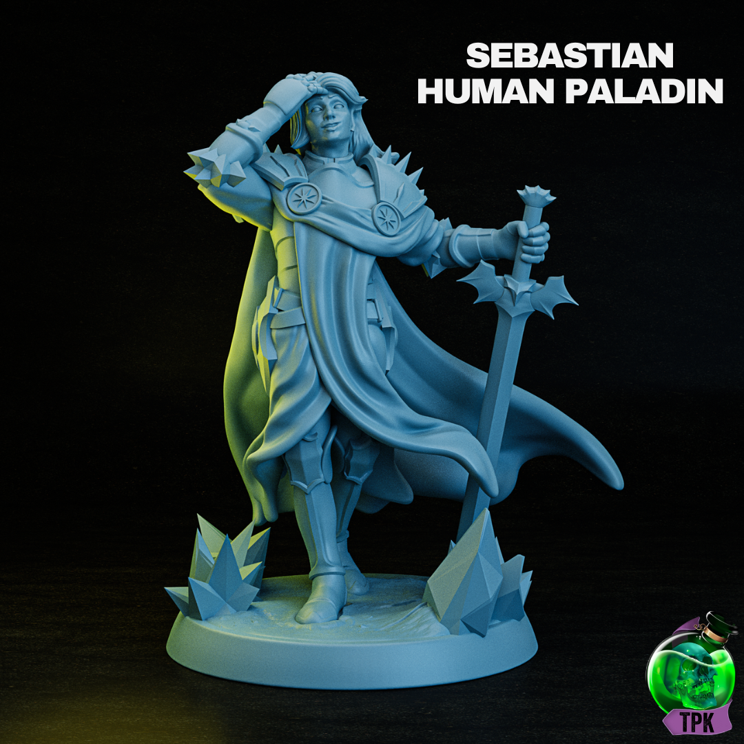 Sebastian Human Paladin - von TPK Lab