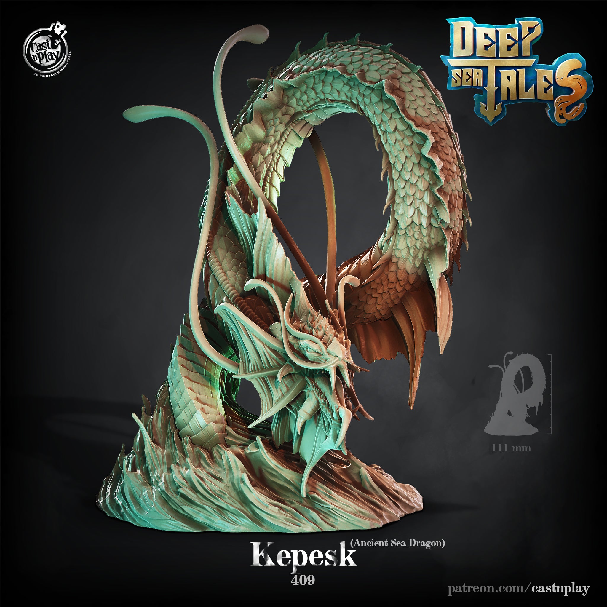Kepesk the Ancient Sea Dragon - aus der Reihe Deep Sea Tales von Cast n Play