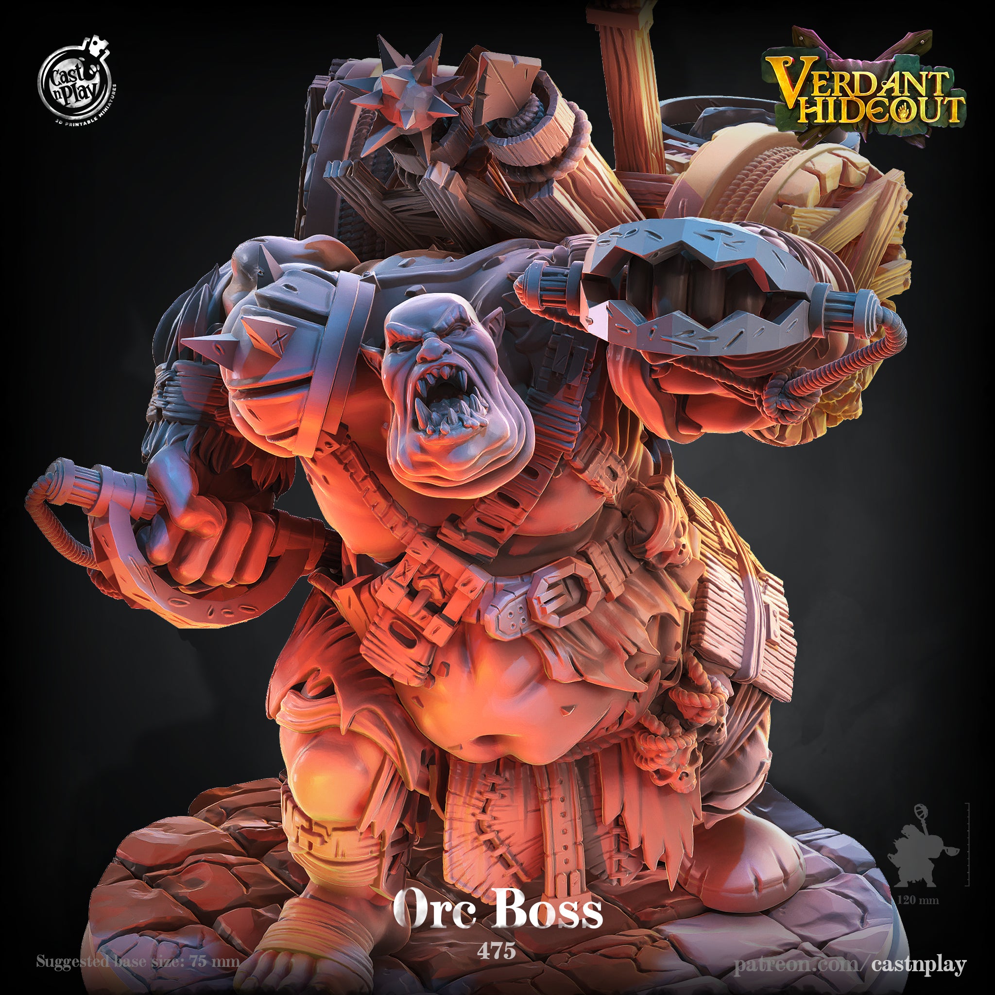 Armored Warbeast - de la série Verdant Hideout de Cast n Play