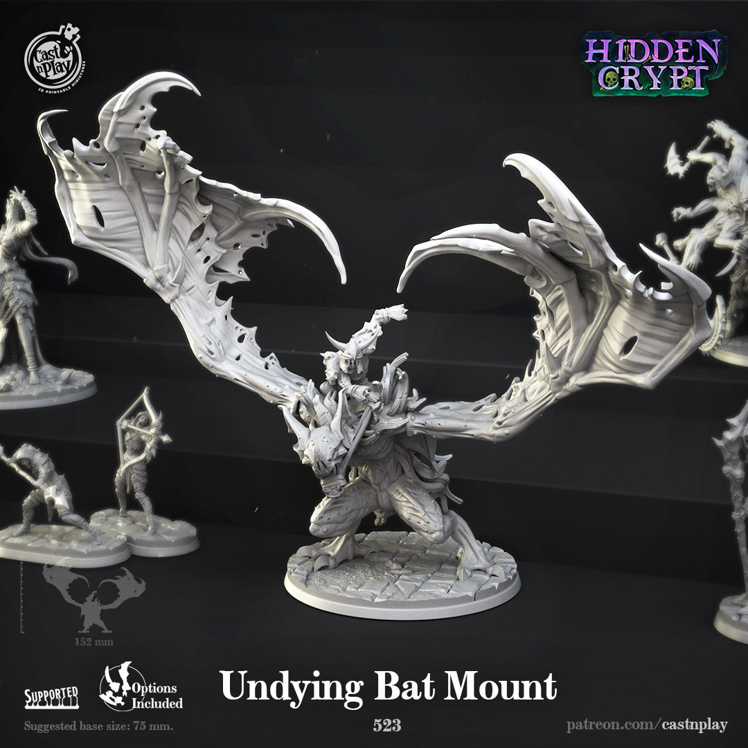 Undying Bat Mount - Hidden Crypt - Cast n Play