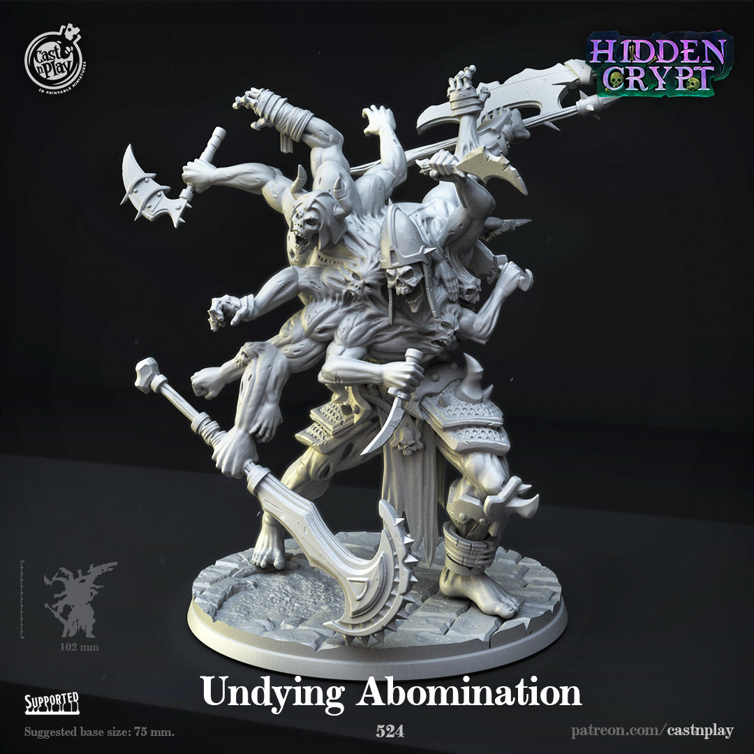 Abomination immortelle - de la série Hidden Crypt de Cast n Play
