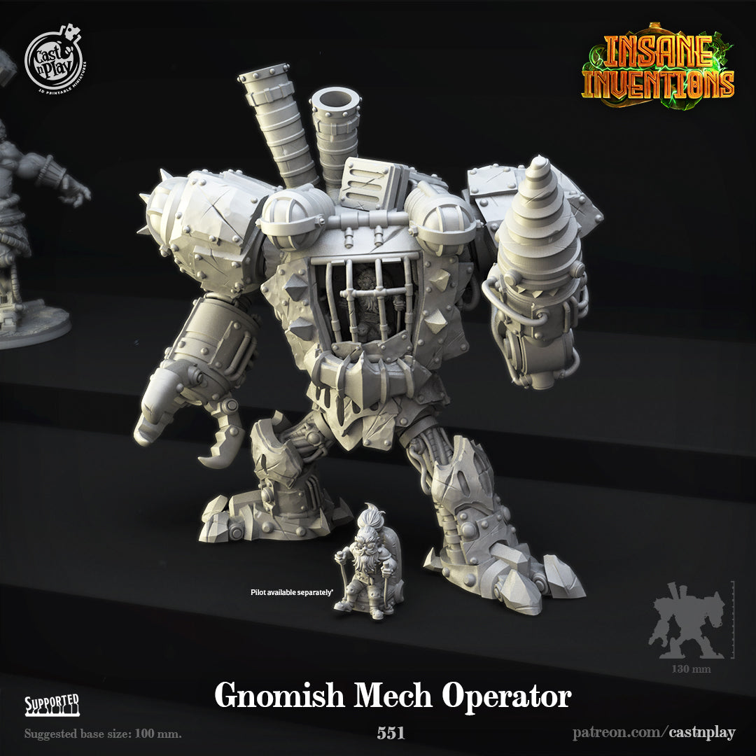 Gnomish Mech Operator - aus der Reihe Insane Inventions von Cast n Play