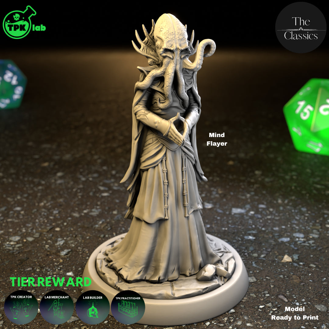 Illithid Mind Flayer- aus der Reihe The Classics von TPK Lab