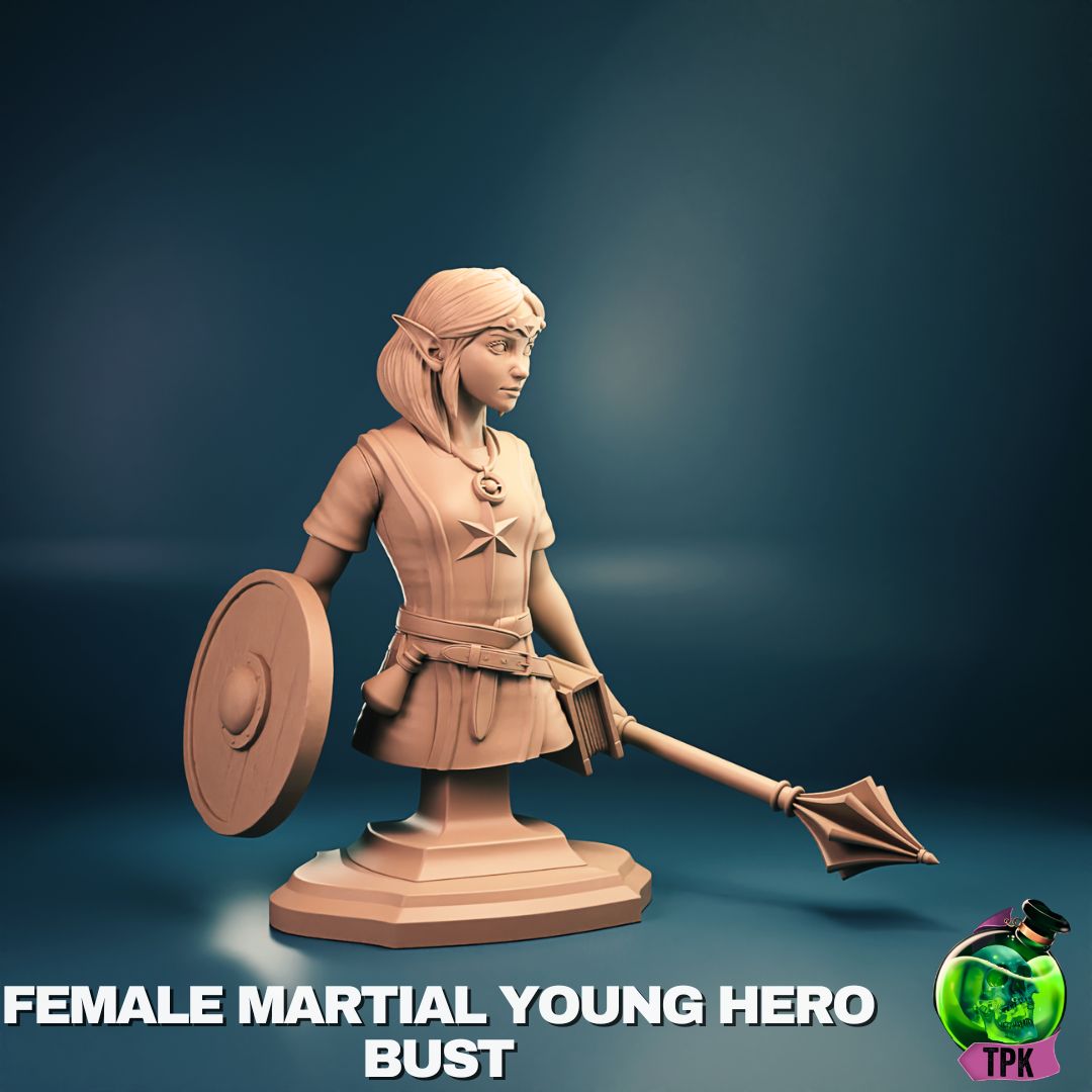 Female Young Martial - Bust von TPK Lab
