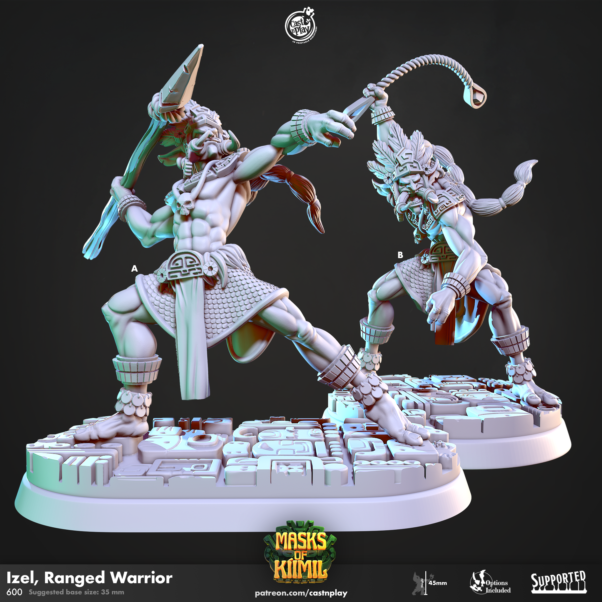 Izel, Royal Warrior - aus der Reihe Masks of Kiimil von Cast n Play
