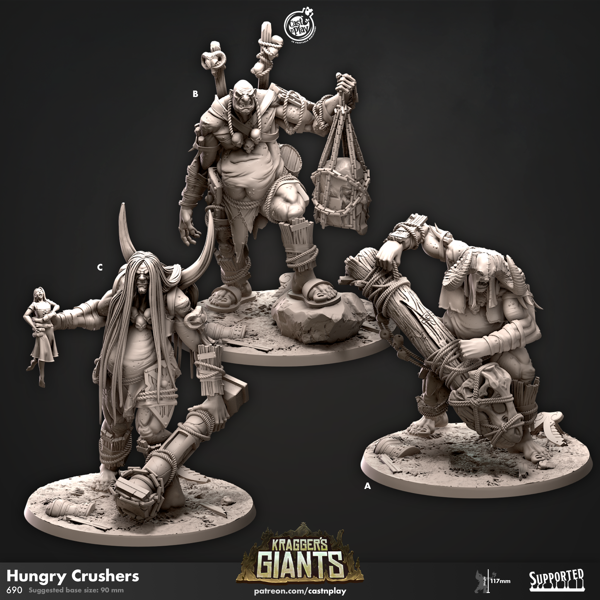 Hungry Crushers - aus der Reihe Kraggers Giants Horde von Cast n Play