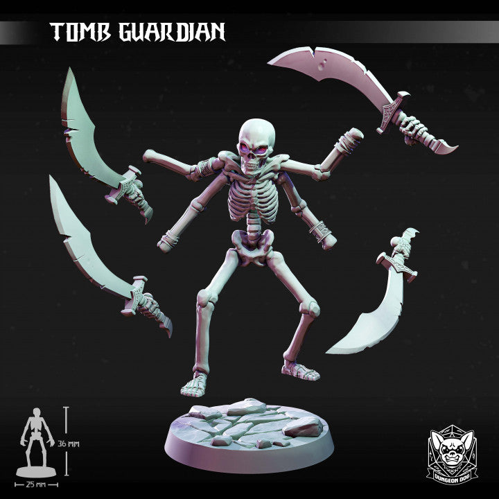 Gardien de tombe squelette - par Dungeon Dog
