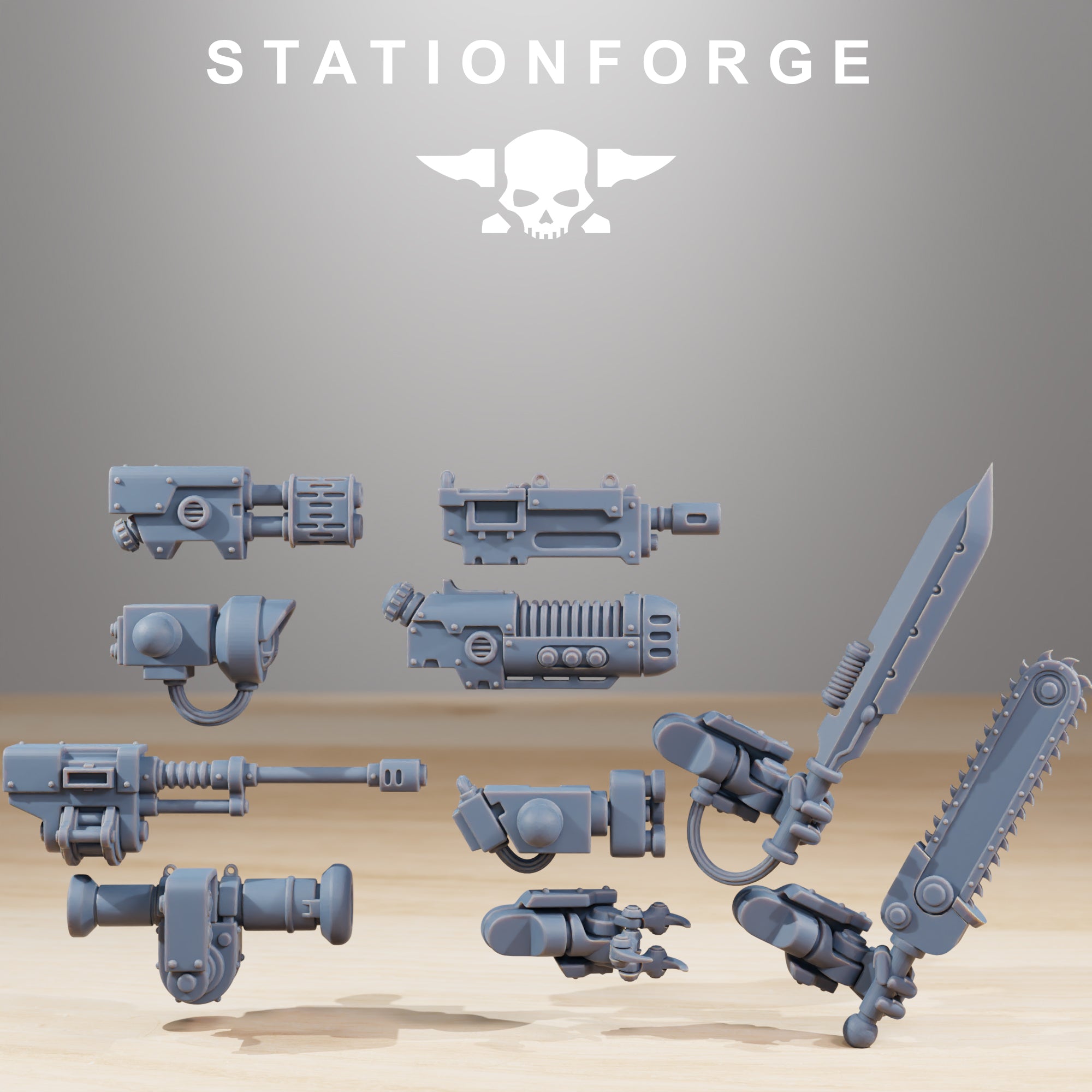 Grim Guard Walker Mk1 + Crew Set - Station Forge