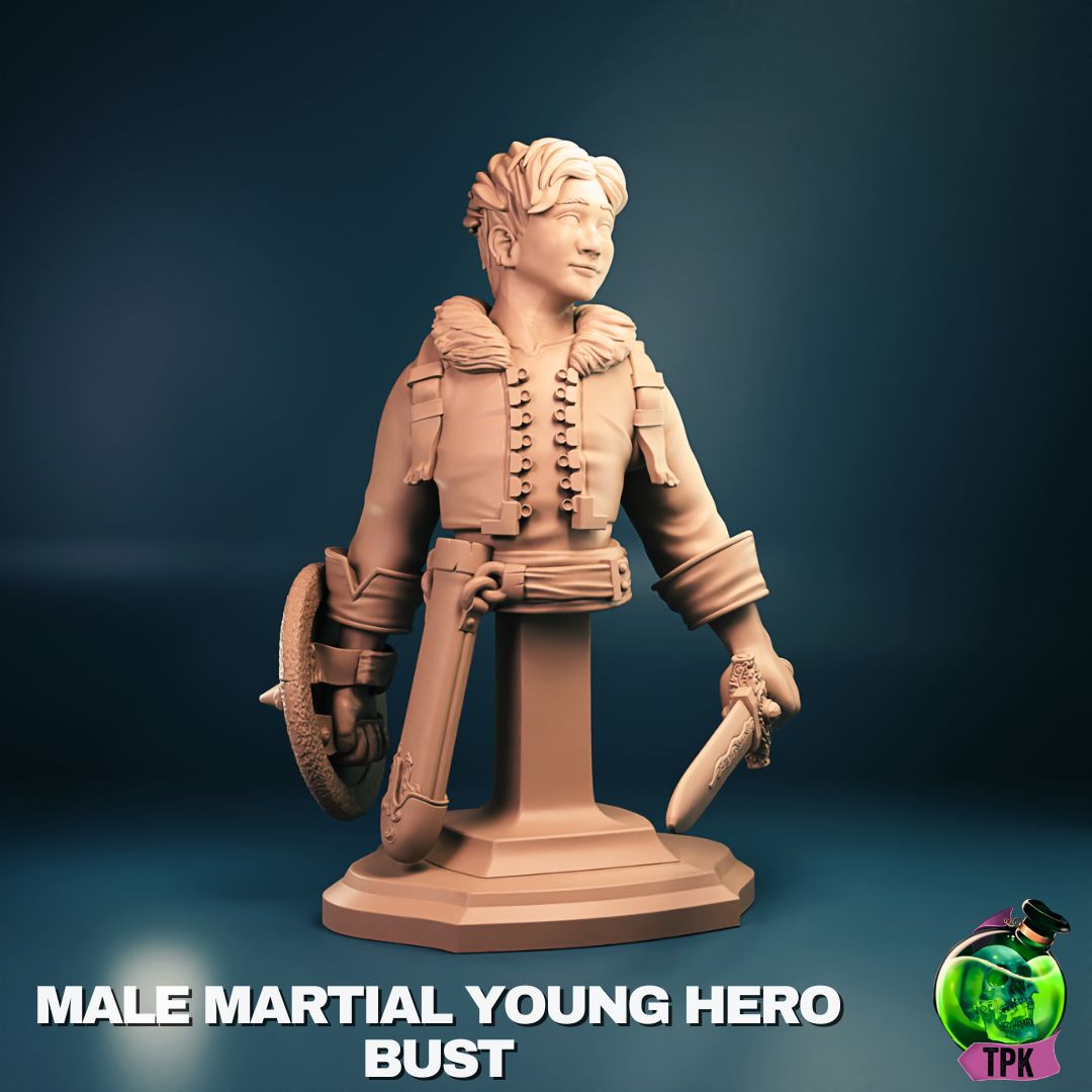Male Young Martial - Bust von TPK Lab
