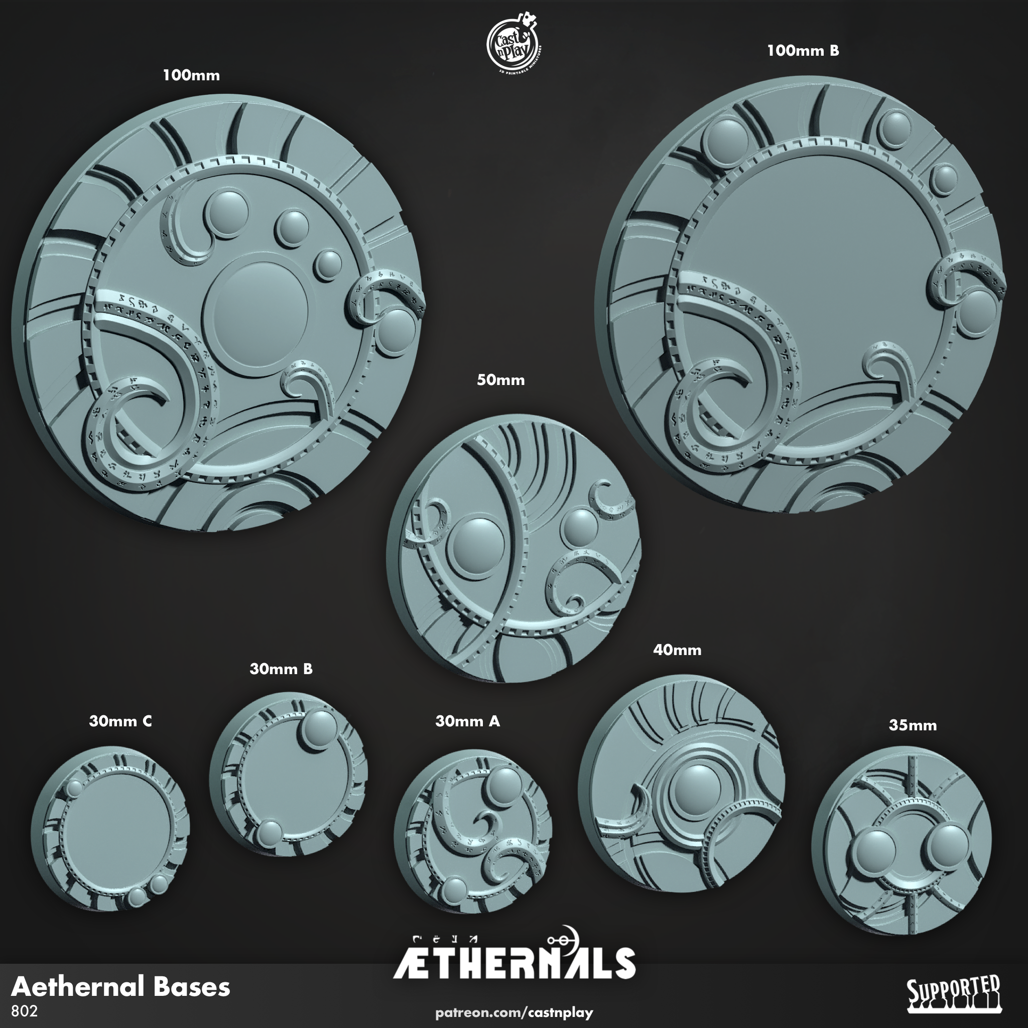 Aethernal Bases - Aethernals - Cast n Play