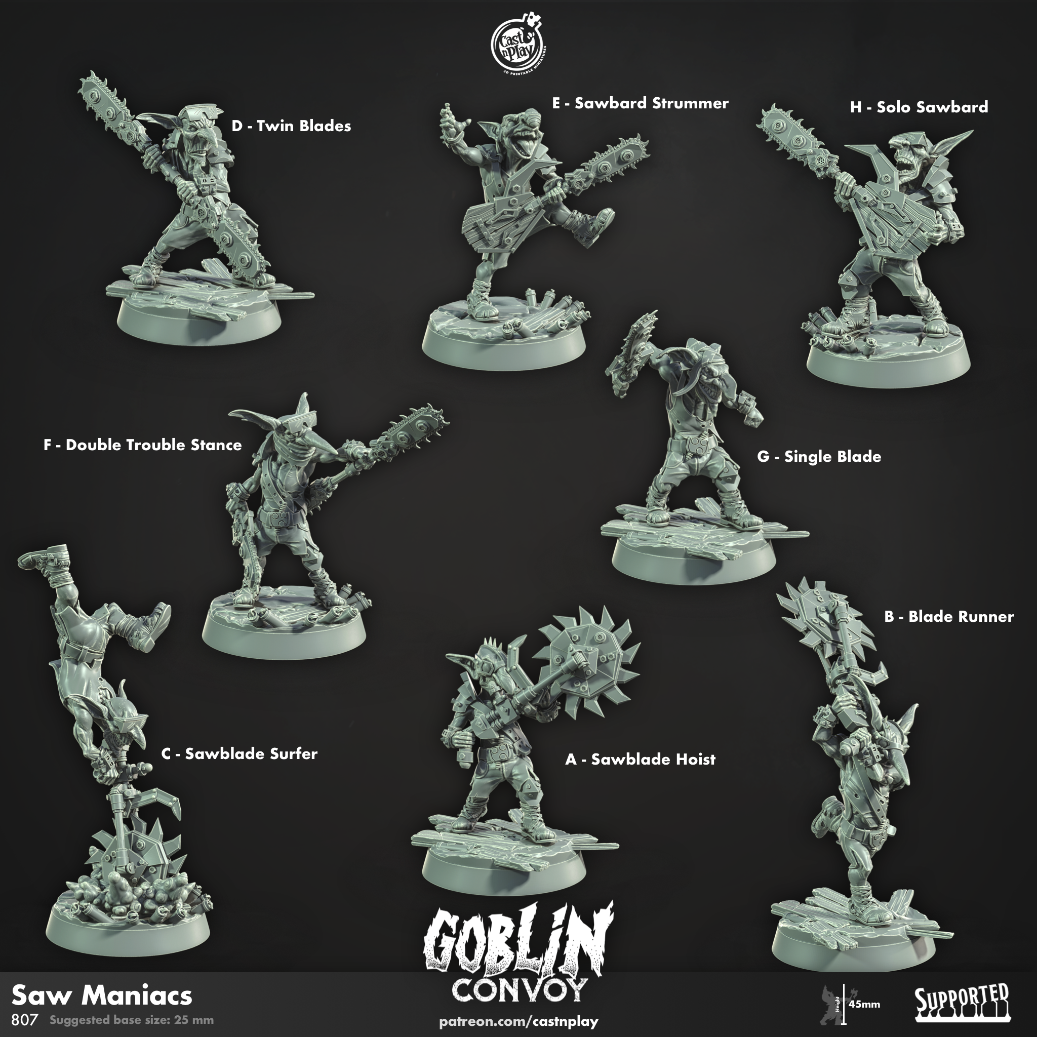Saw Maniacs - aus der Reihe Goblin Convoy von Cast n Play