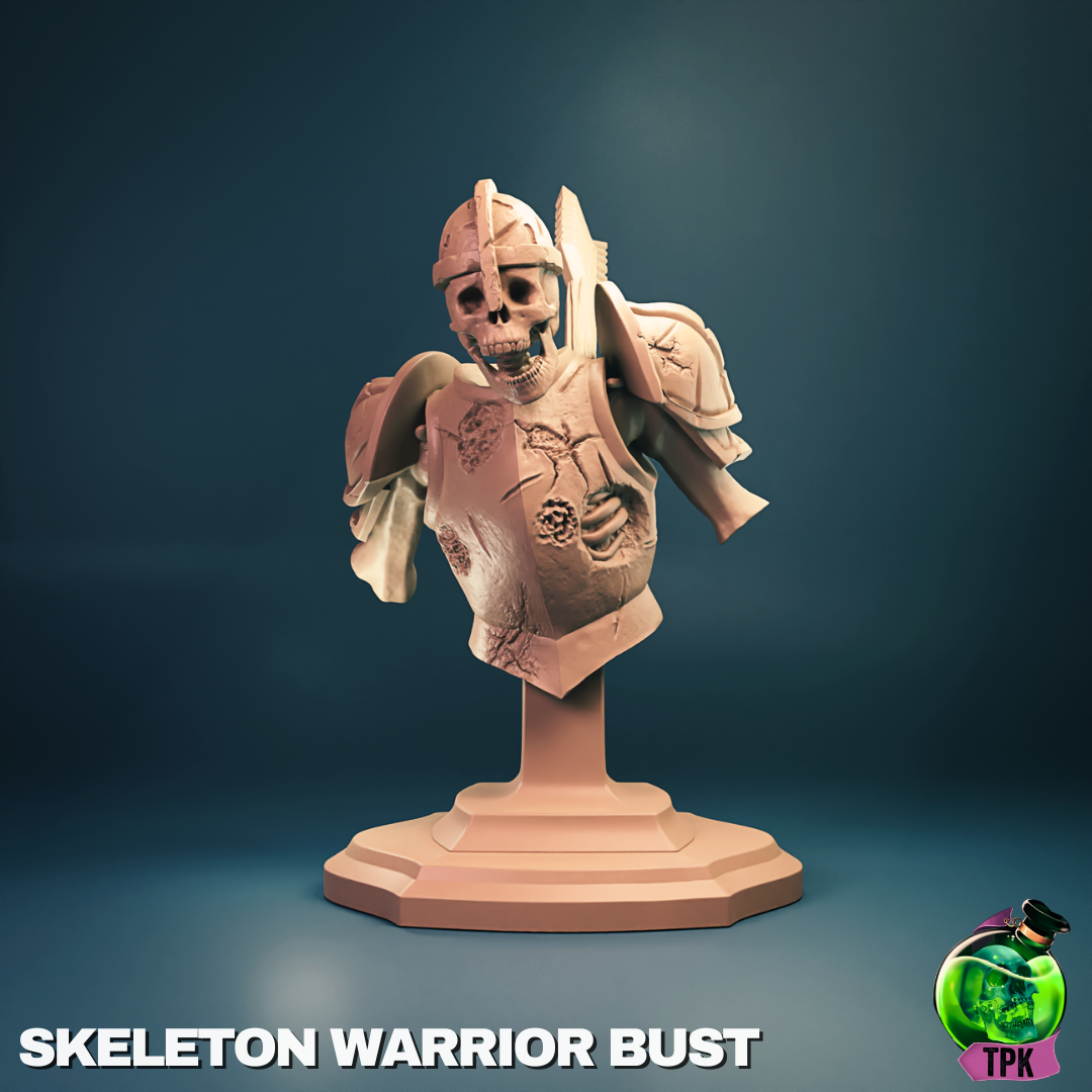 Skeleton Warrior - Bust von TPK Lab