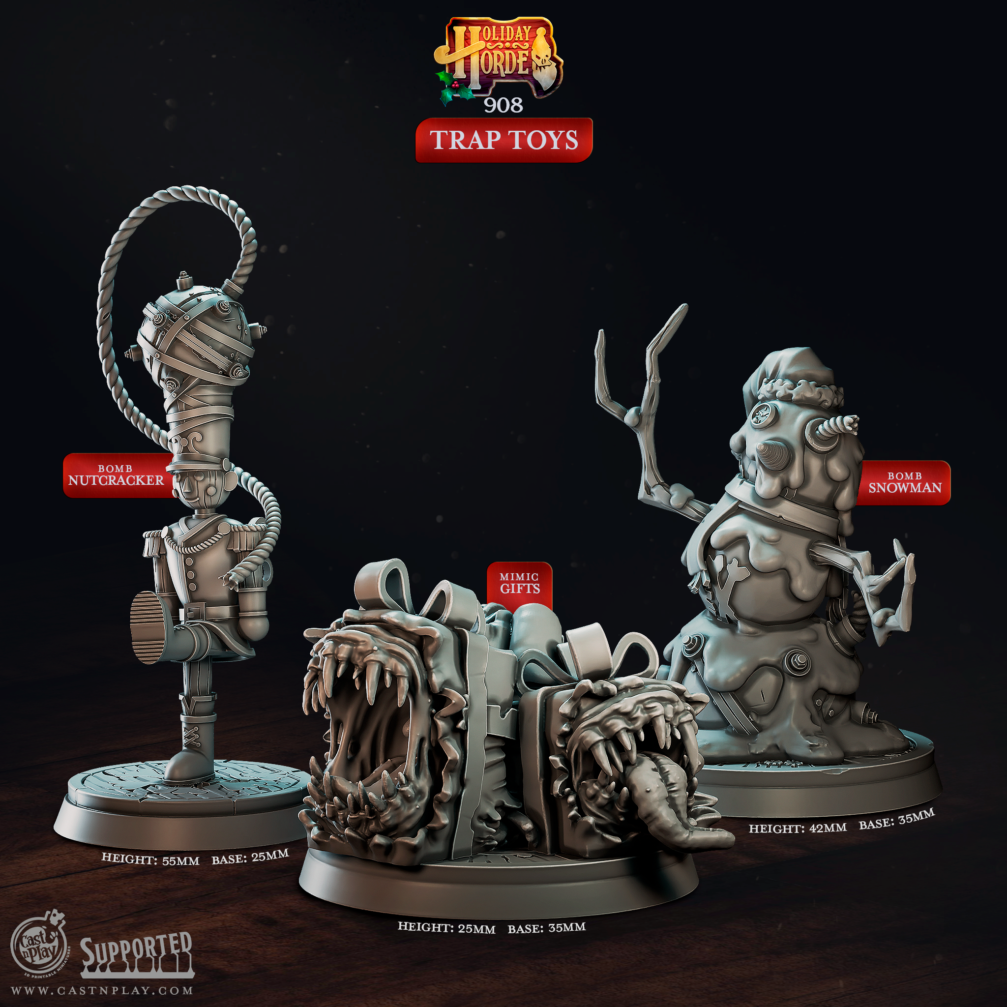 Trap Toys - aus der Reihe Holiday Horde von Cast n Play
