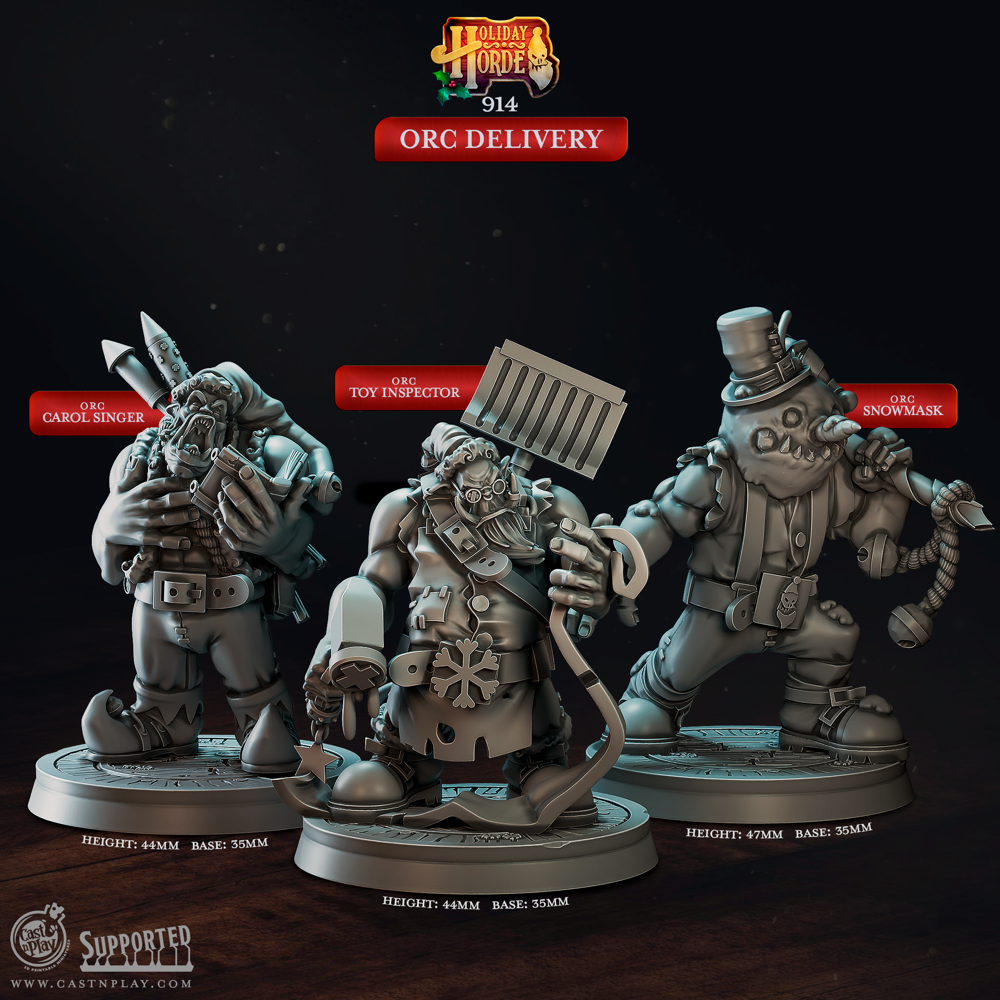 Orc Delivery - de la série Holiday Horde de Cast n Play
