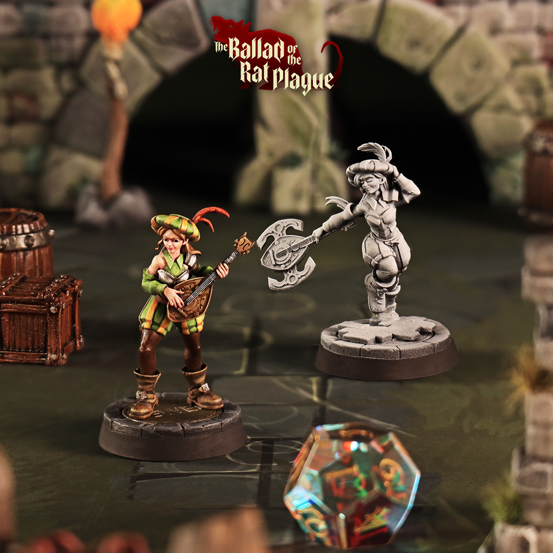 Lute Blade Bard - de la série The Ballad of the Rat Plague de Cast n Play