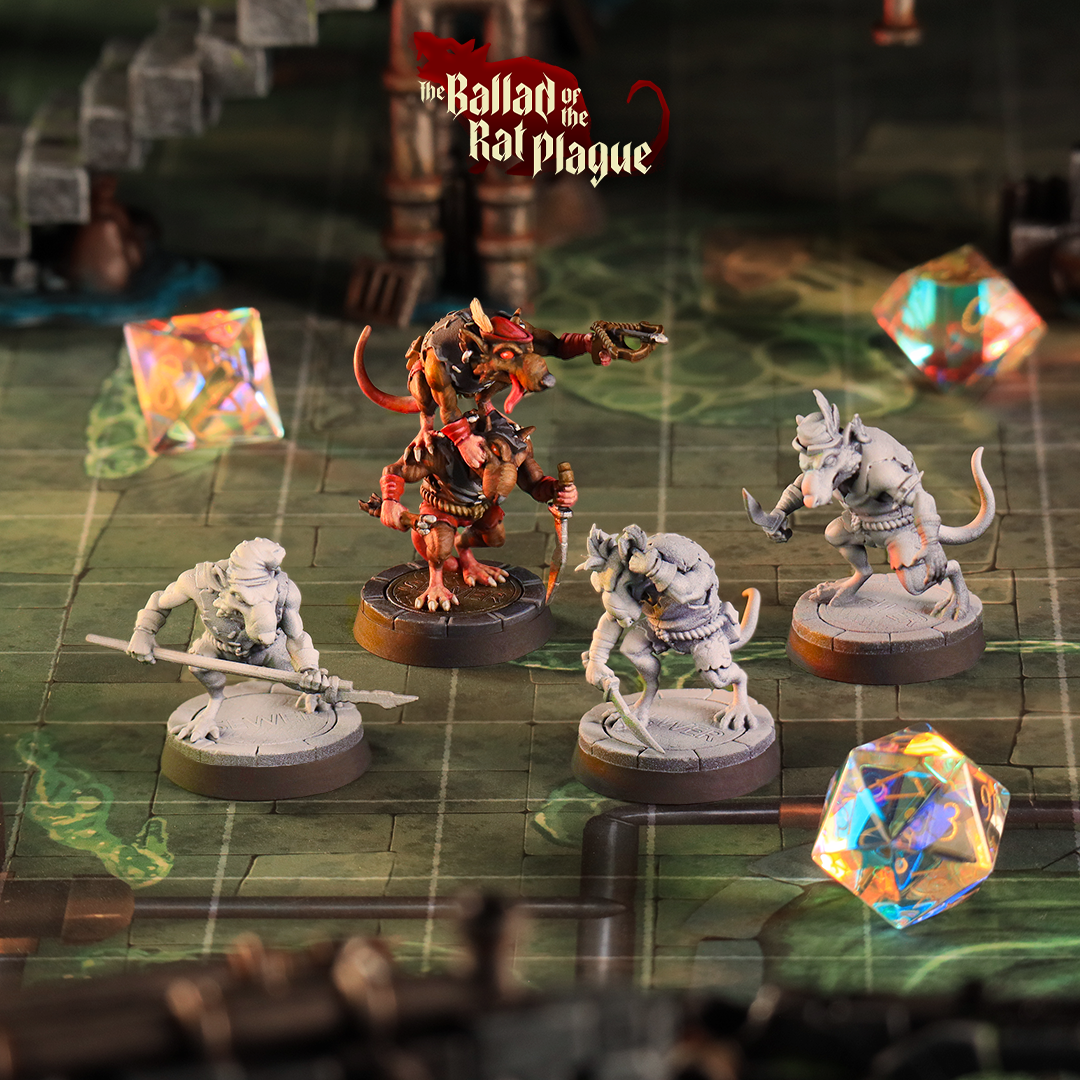 Les rats scélérats - de la série La Ballade du fléau des rats de Cast n Play