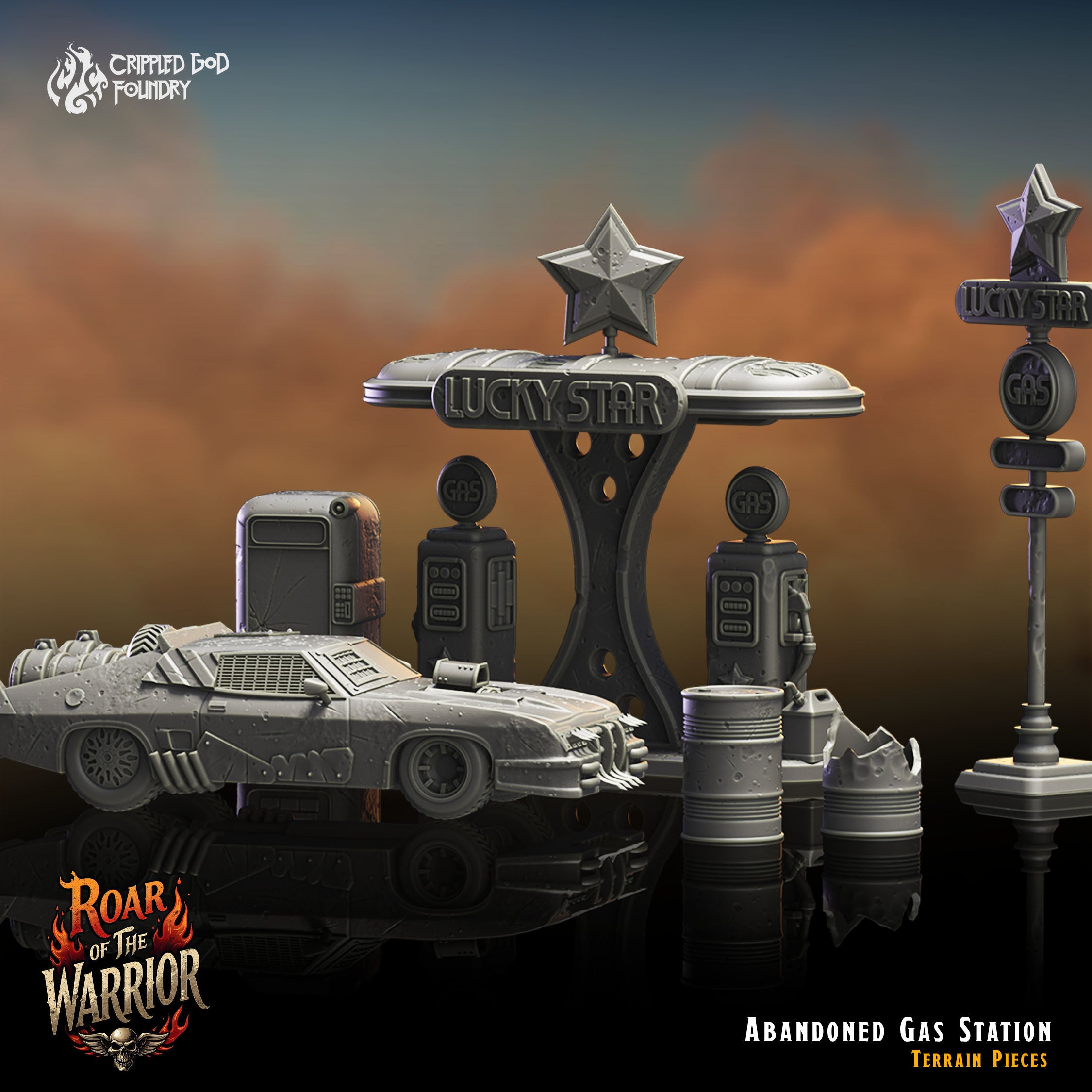 Abandoned Gas Station - aus der Reihe Roar of the Warrior von Crippled God Foundry