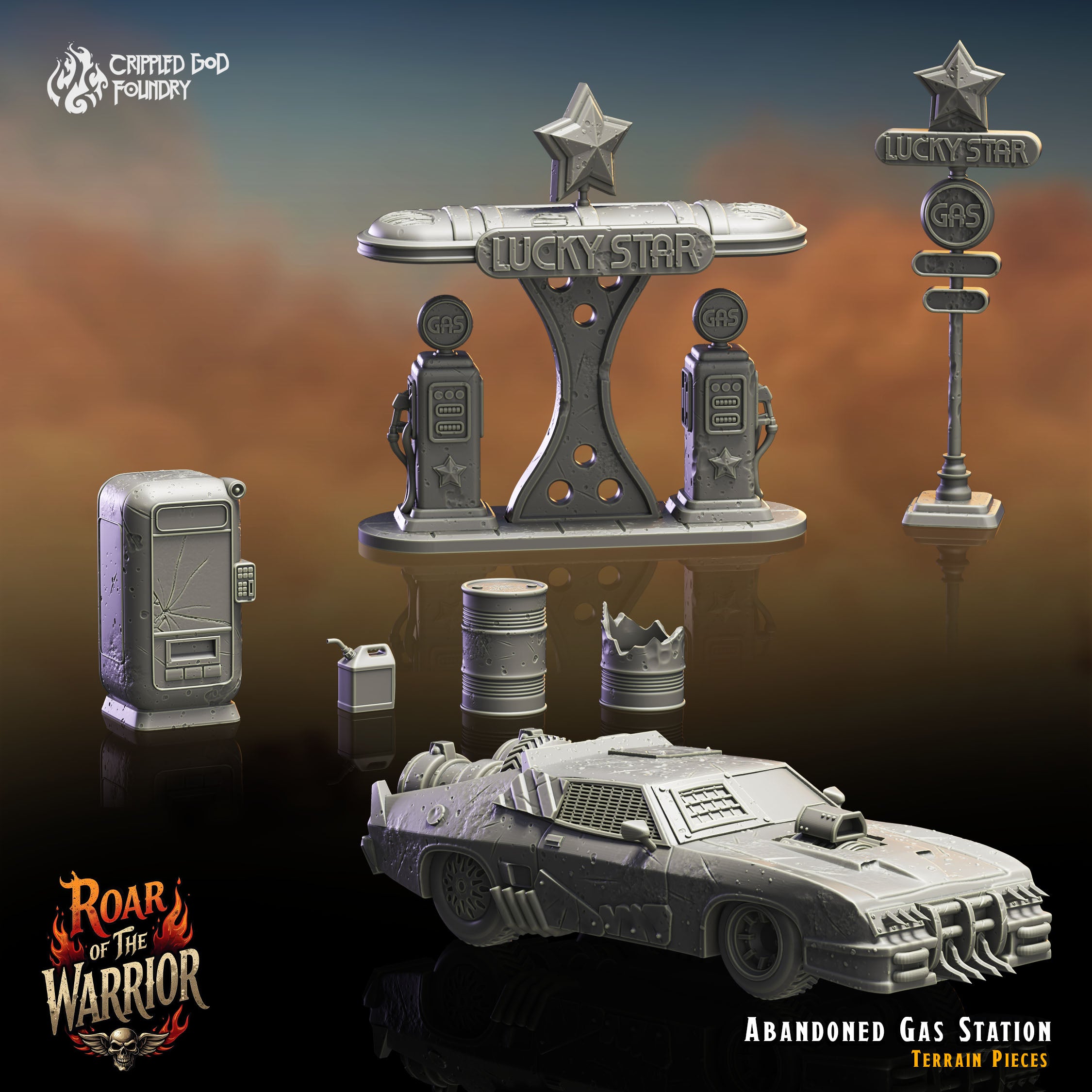 Abandoned Gas Station - aus der Reihe Roar of the Warrior von Crippled God Foundry