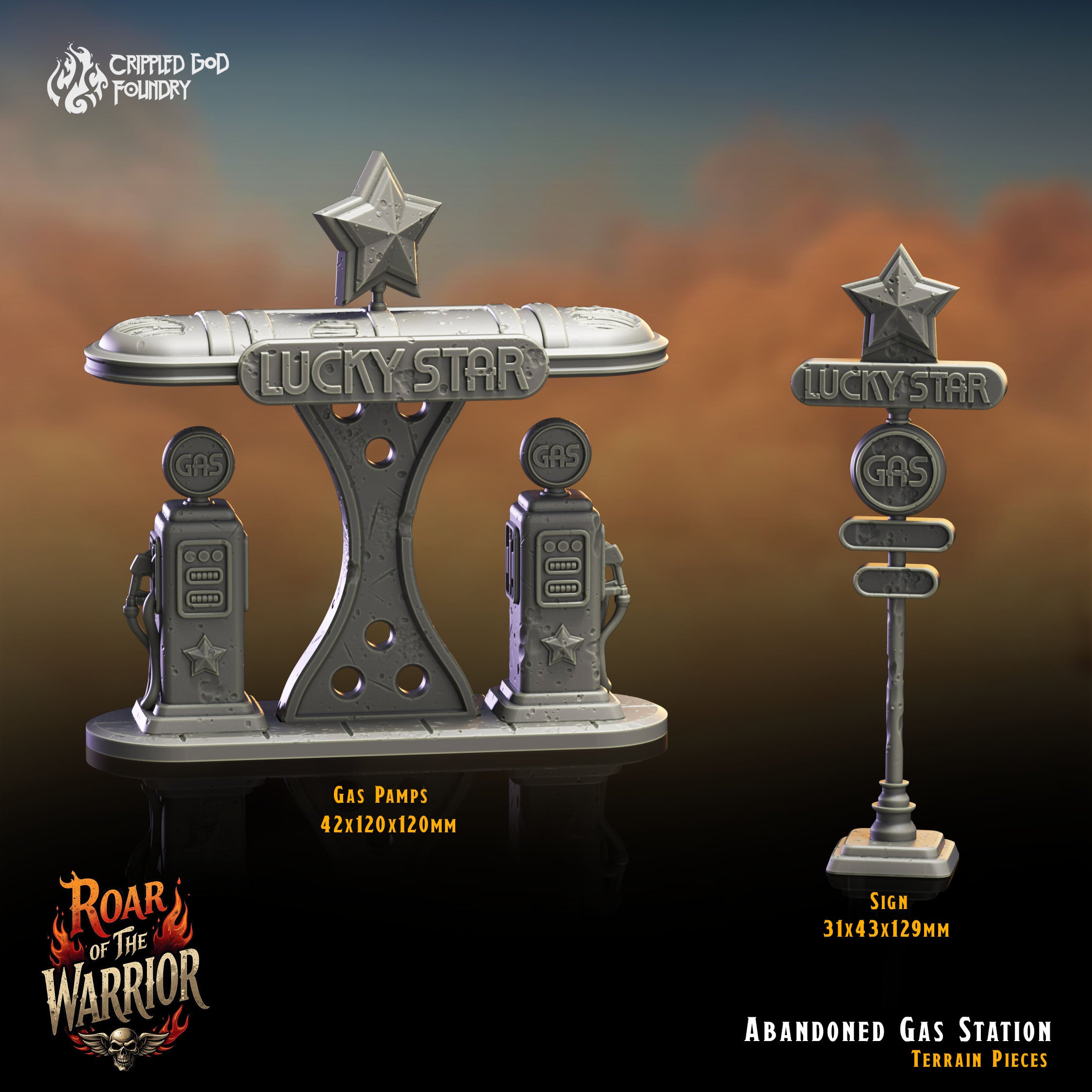 Abandoned Gas Station - aus der Reihe Roar of the Warrior von Crippled God Foundry