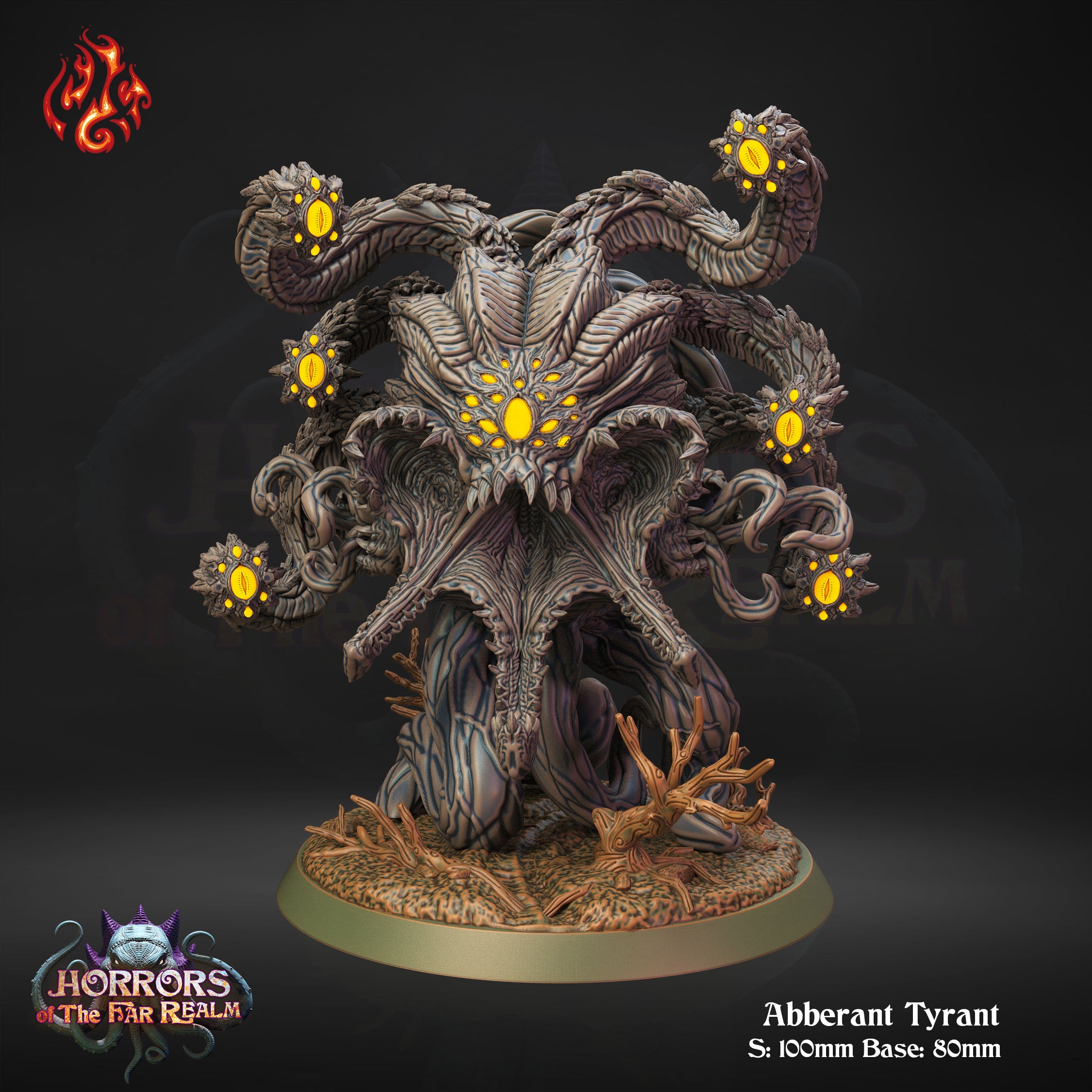 Abberant Tyrant Beholder - aus der Reihe Horrors of the Far Realm von Crippled God Foundry