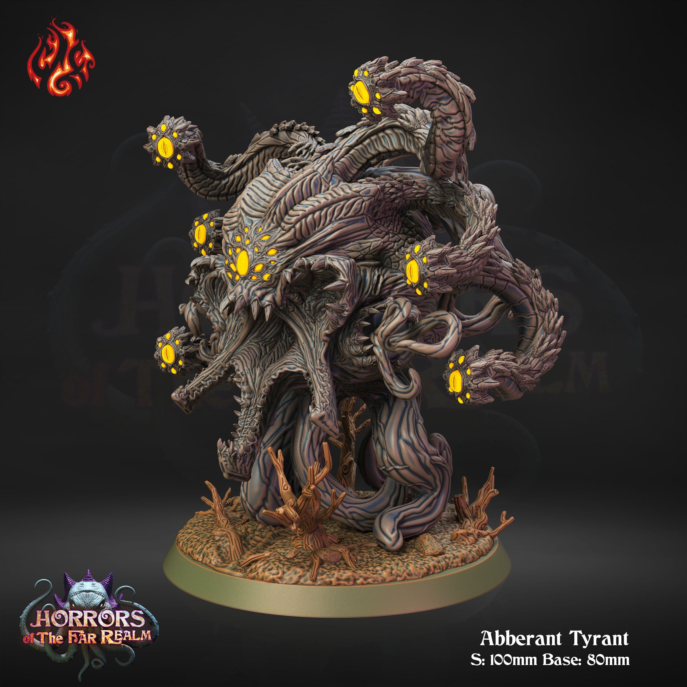 Abberant Tyrant Beholder - aus der Reihe Horrors of the Far Realm von Crippled God Foundry