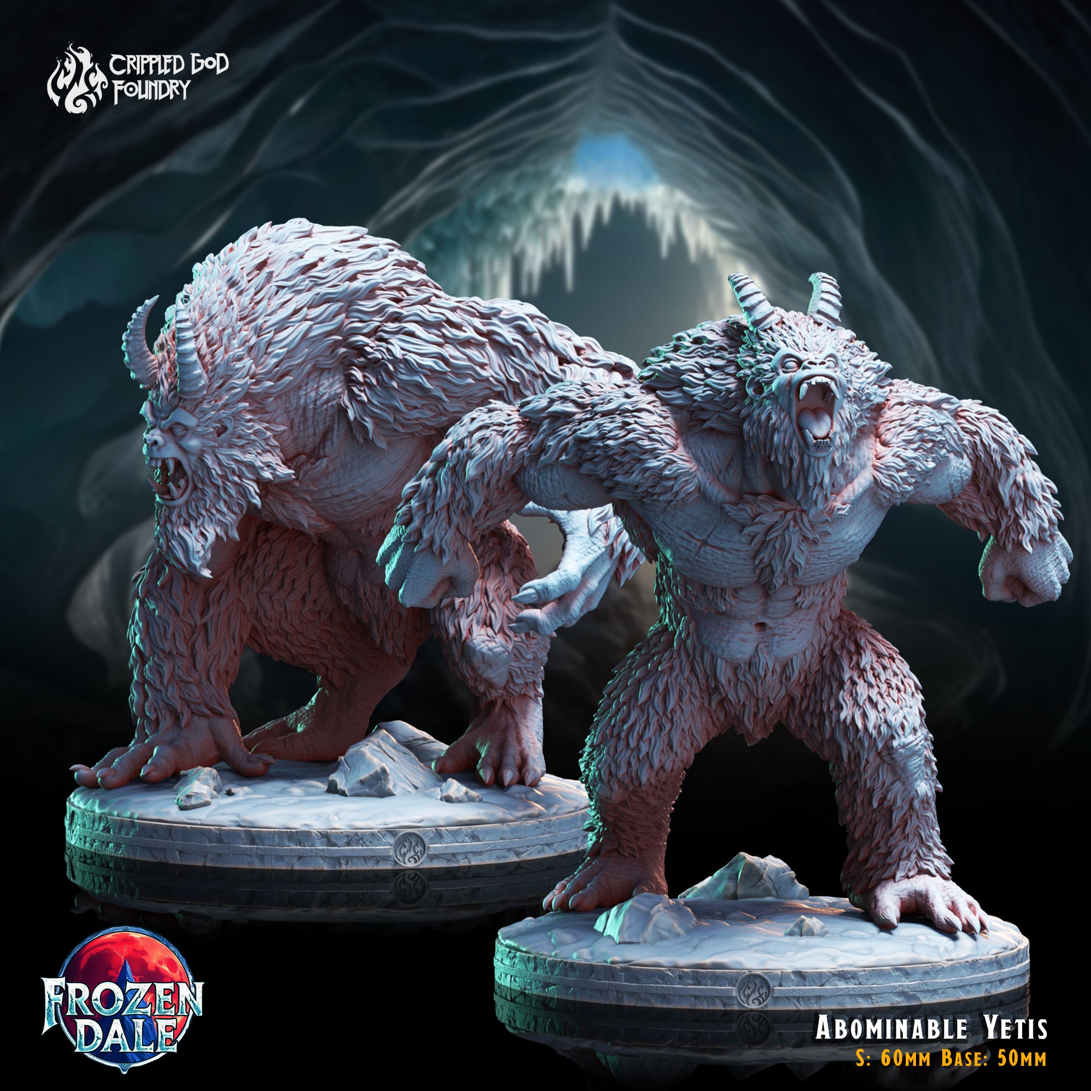 Abominable Yetis - aus der Reihe Frozen Dale von Crippled God Foundry