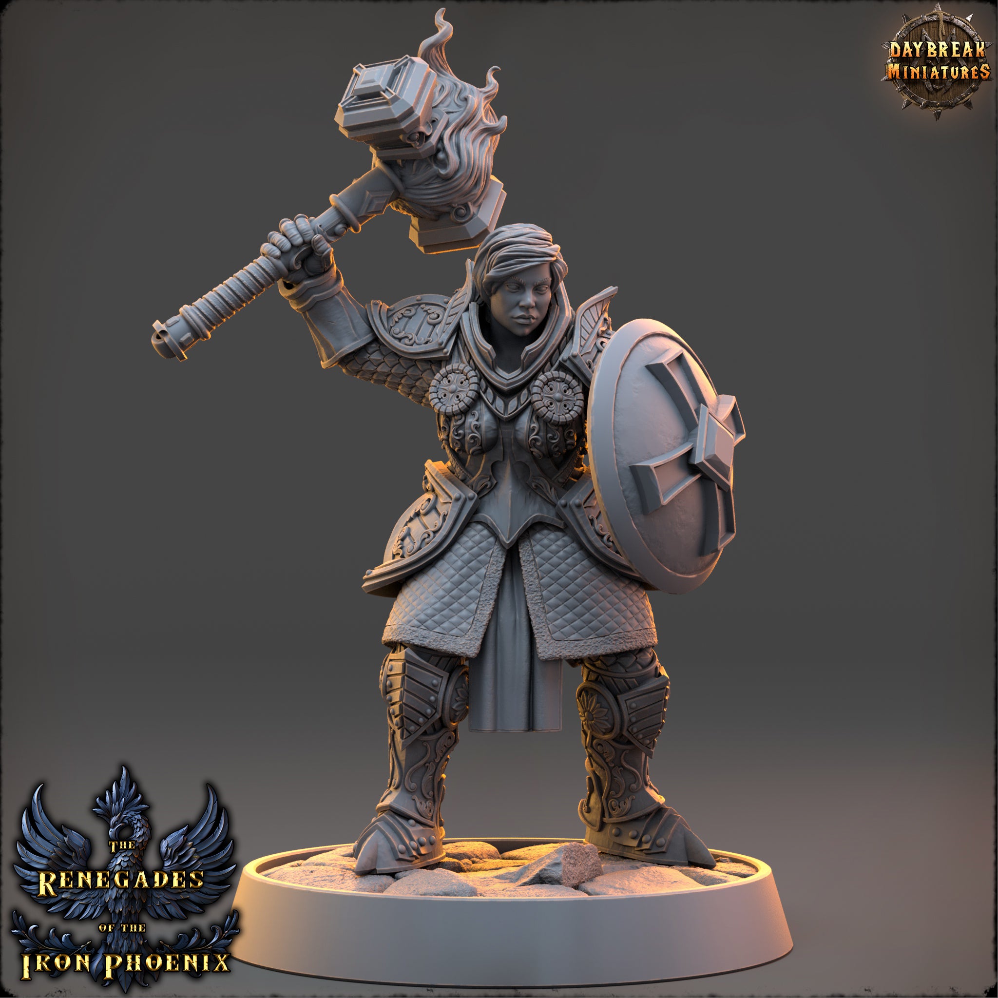 Paladin - aus der Reihe The Renegades of the Iron Phoenix von Daybreak Miniatures
