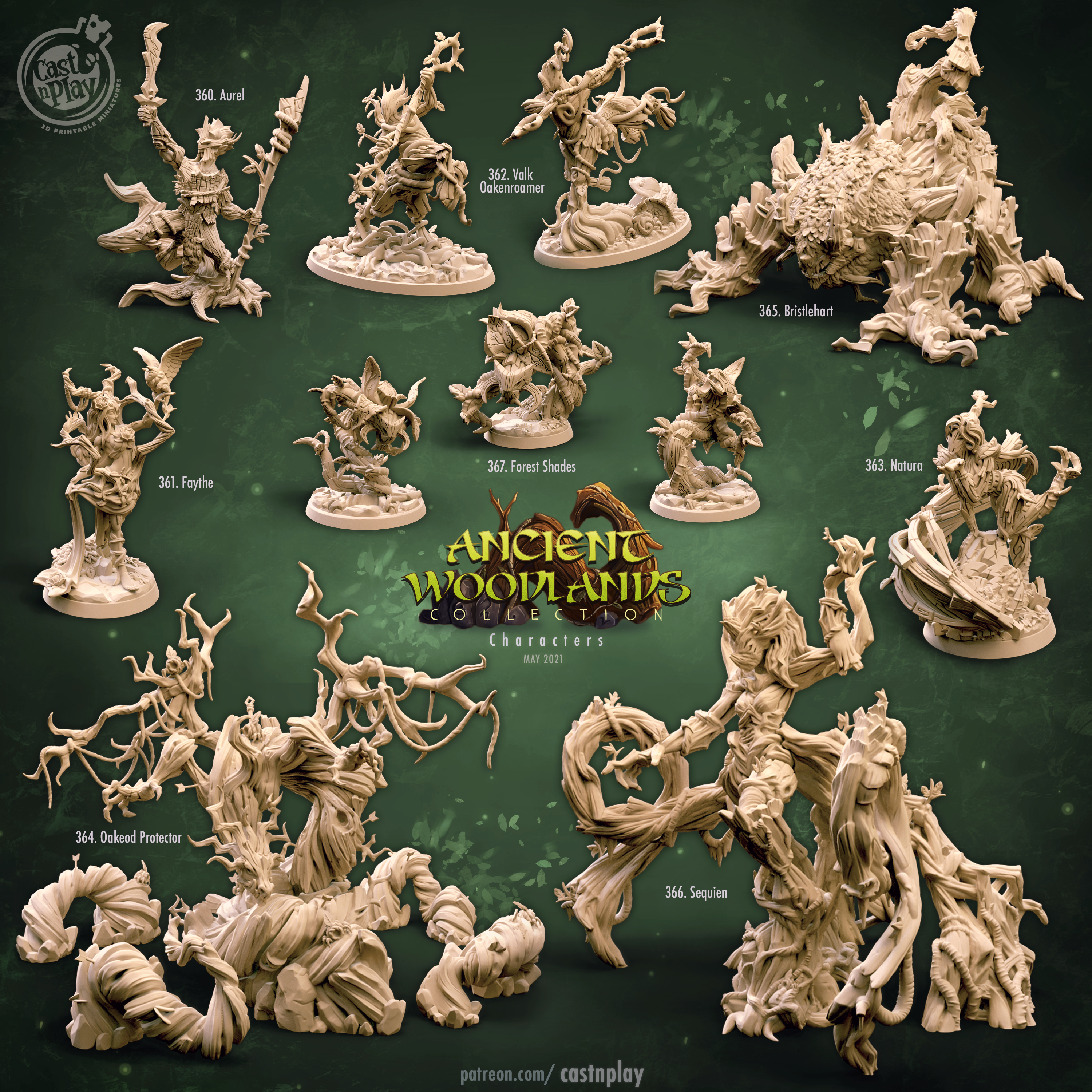 Valk Oakenroamer - aus der Reihe Ancient Woodplands von Cast n Play