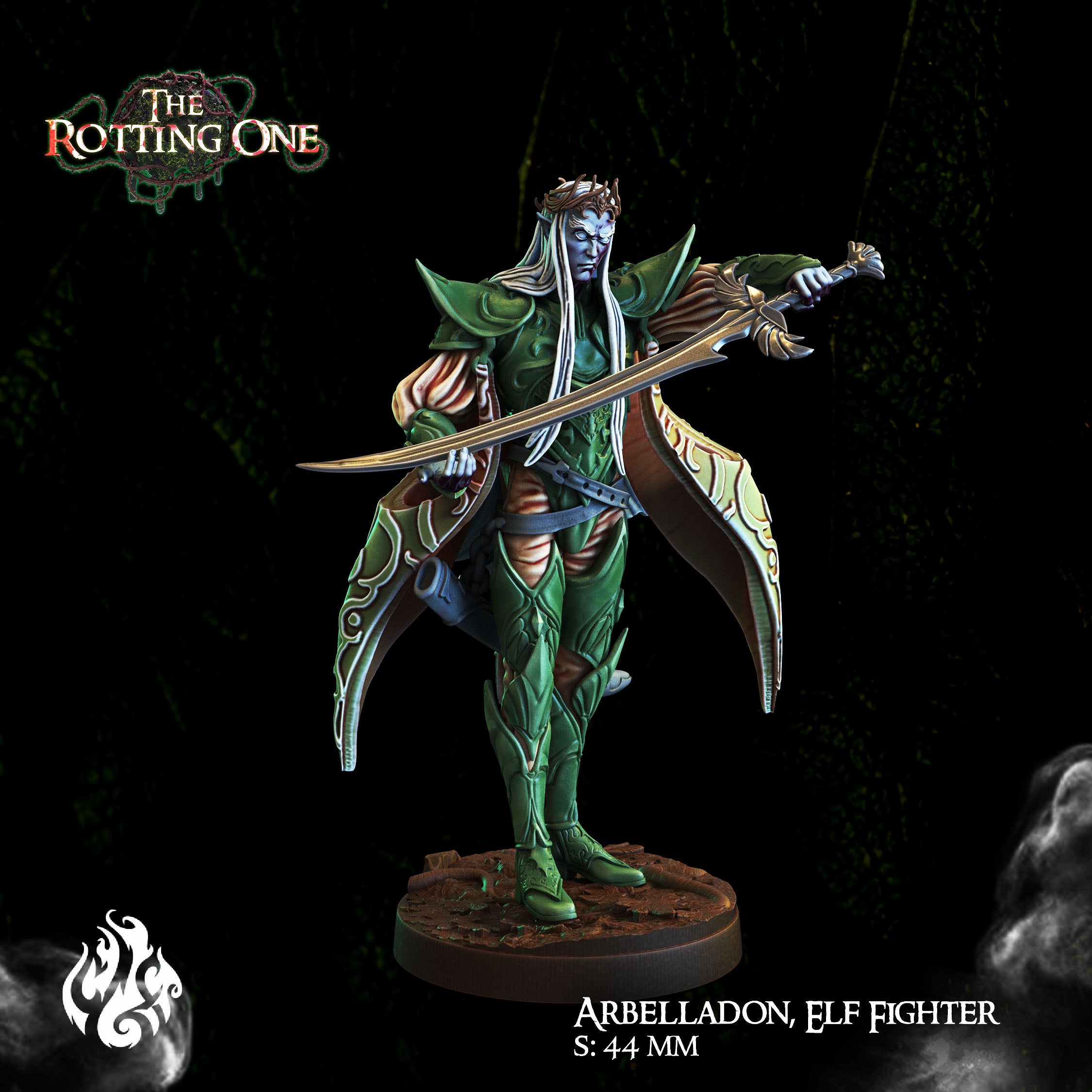 Arbelladon Elf Fighter - aus der Reihe The Rotting One von Crippled God Foundry