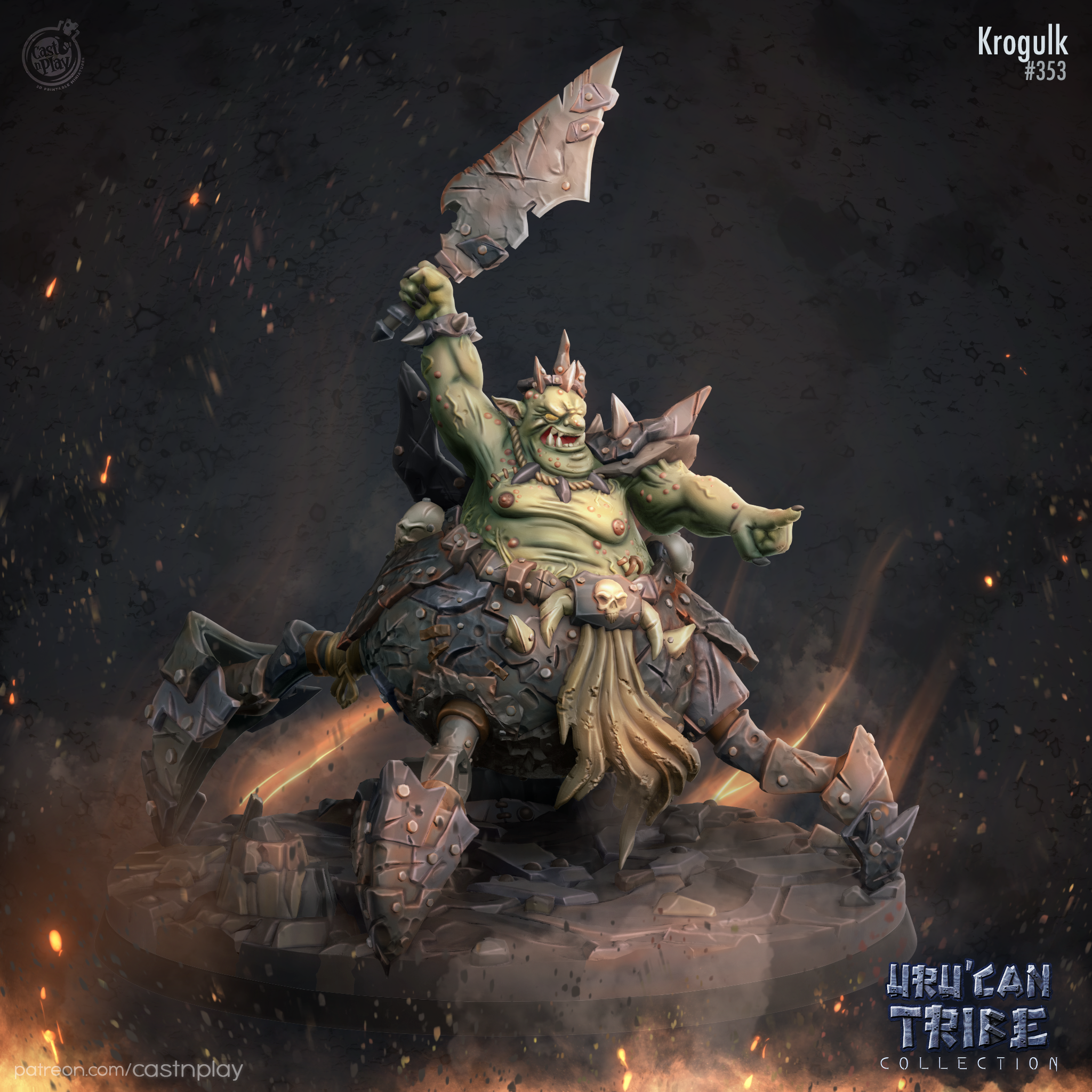 Krogulk - de la série Uru Can Tribe par Cast n Play