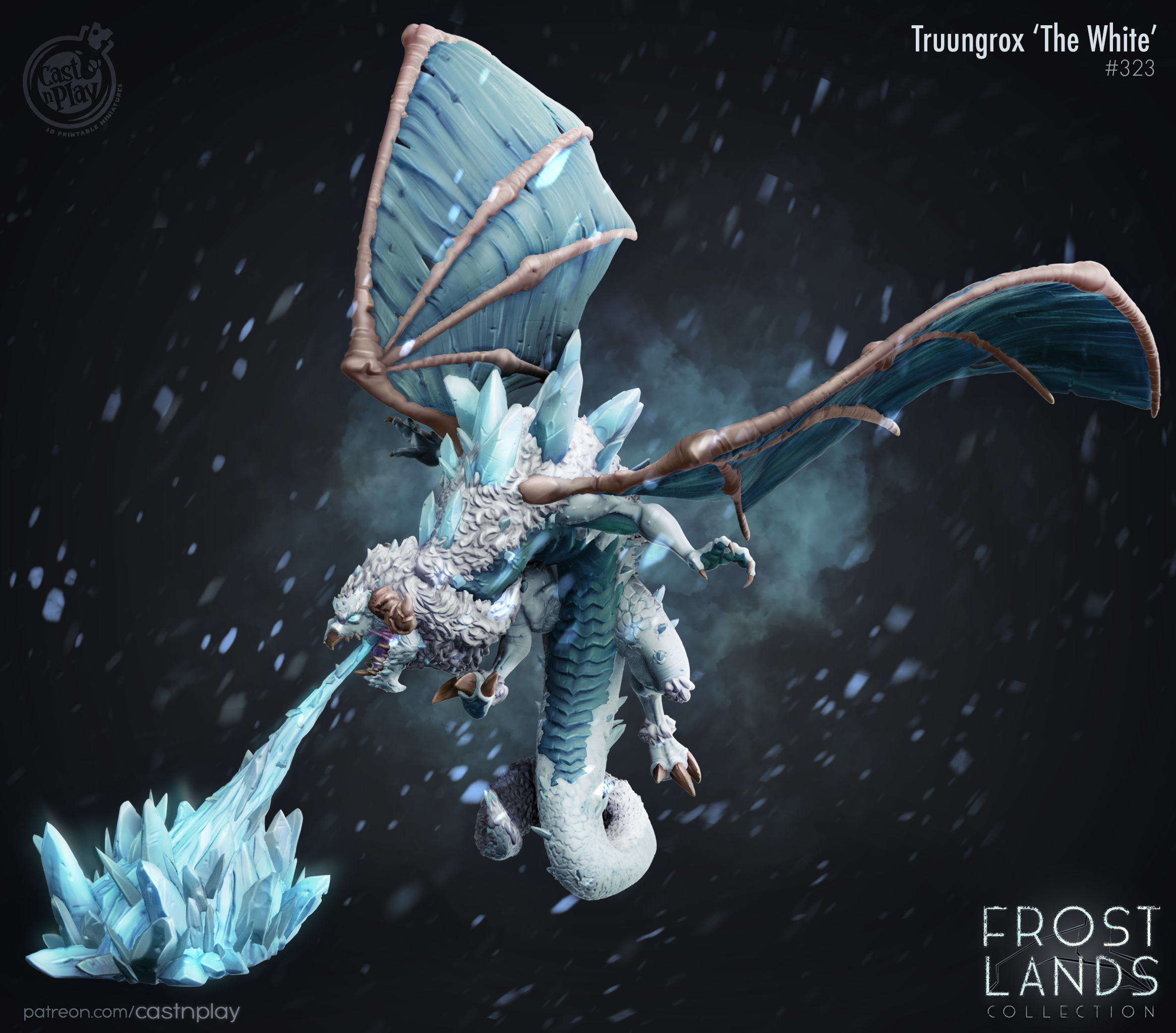 Truungrox 'The White' - aus der Reihe Frost Lands von Cast n Play
