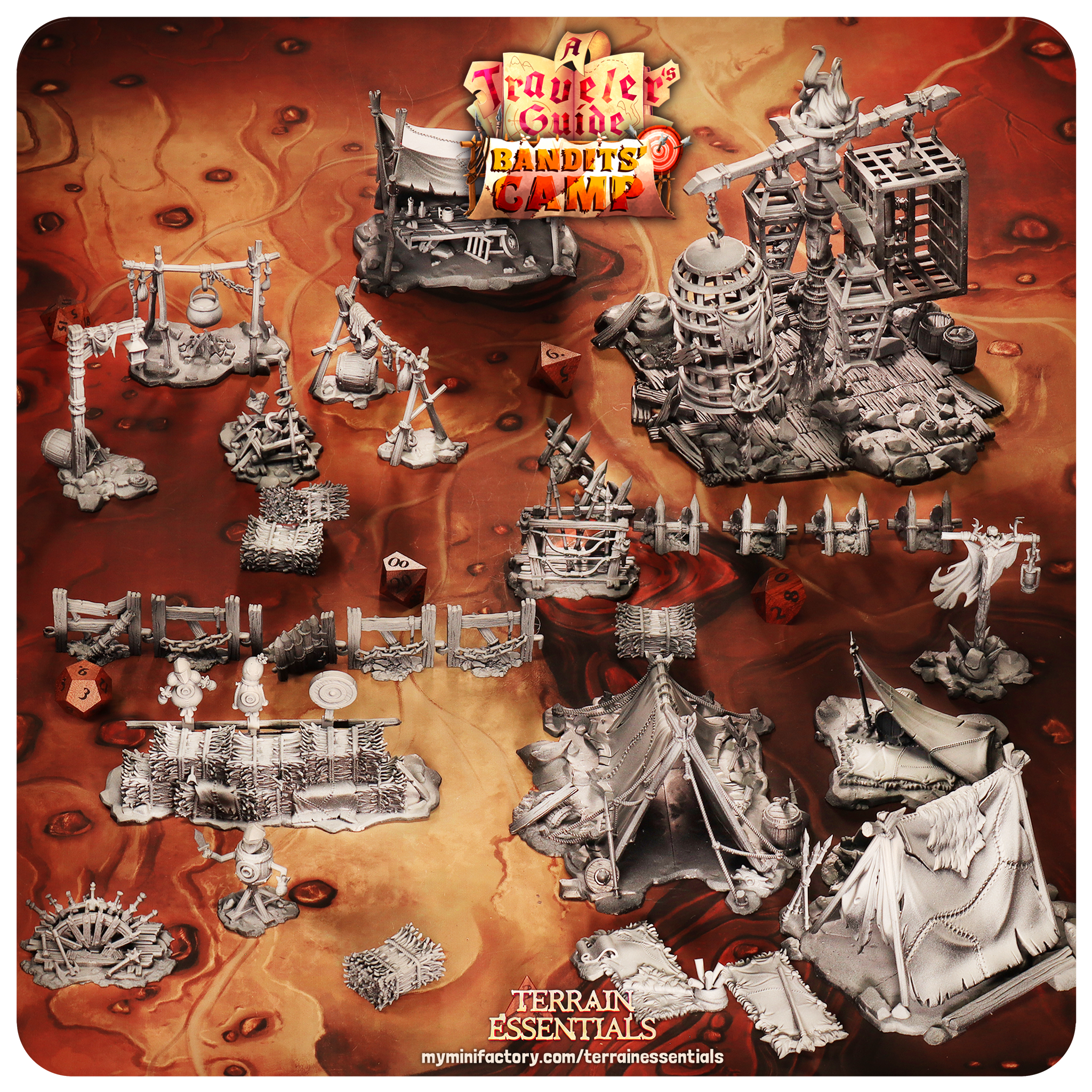 Bandits Camp von Terrain Essentials by Cast n Play