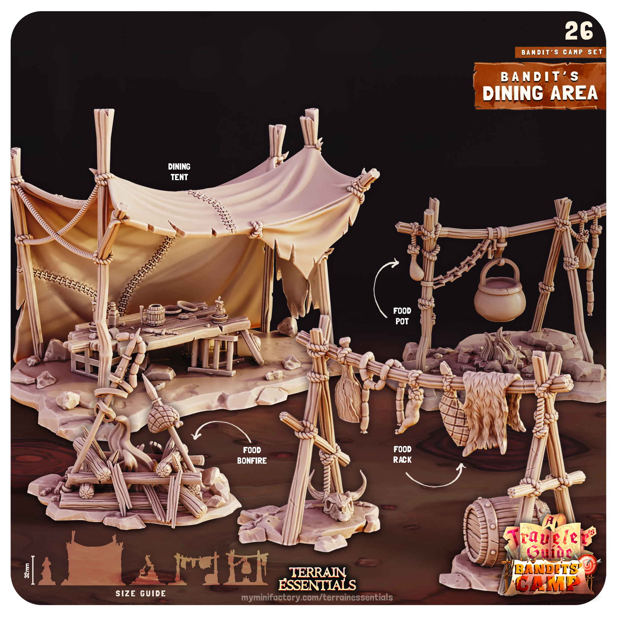 Bandits Camp von Terrain Essentials by Cast n Play