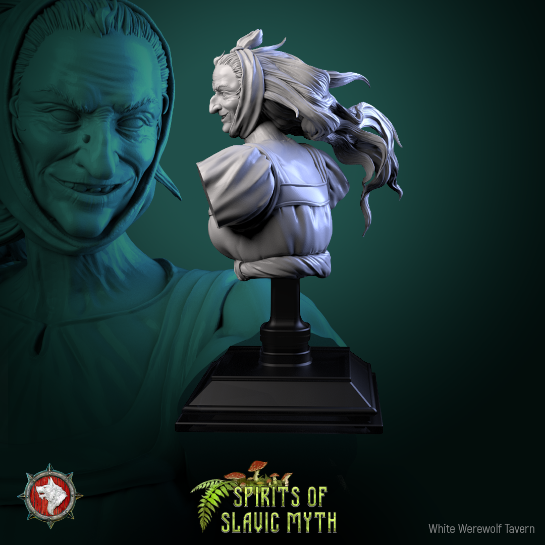 Baba Yaga - Bust aus der Reihe Spirits of Slavic Myth von White Werewolf Tavern