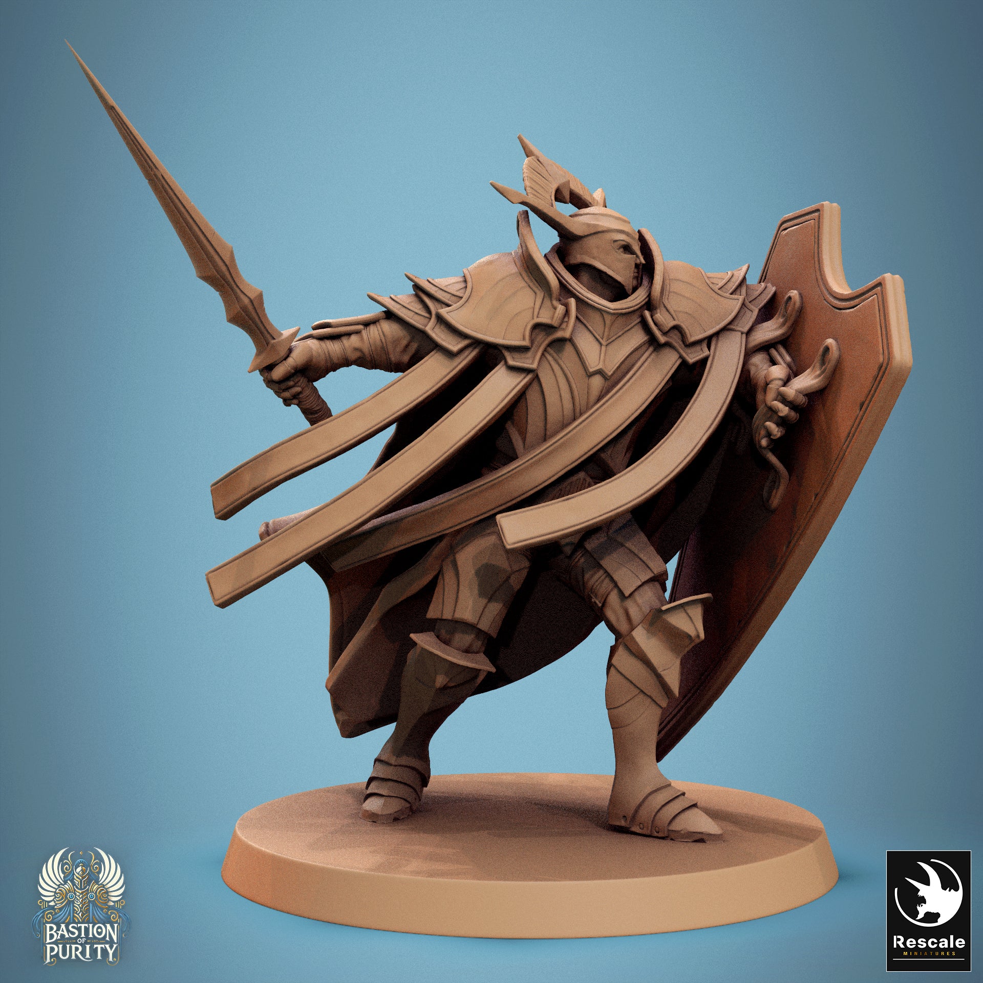Aeterna Infantry General - aus der Reihe Bastion of Purity von Rescale Miniatures