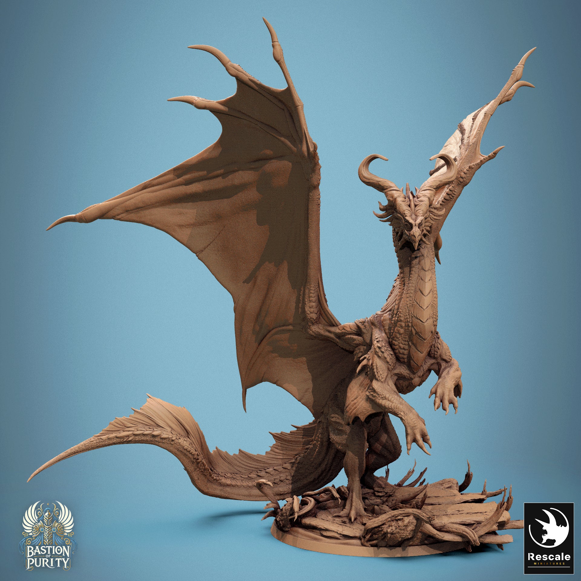 Bronze Dragon Rise - aus der Reihe Bastion of Purity von Rescale Miniatures