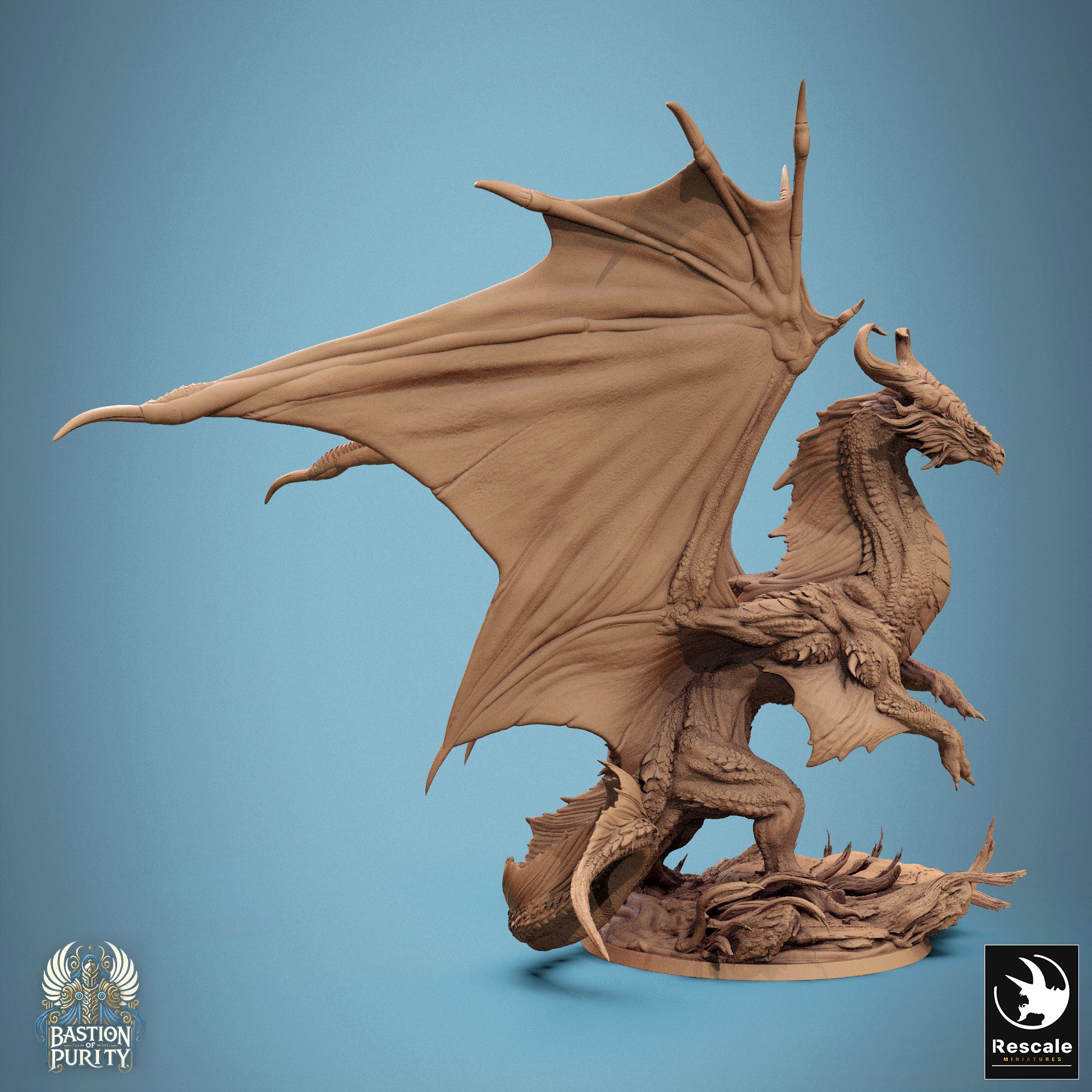 Bronze Dragon Rise - aus der Reihe Bastion of Purity von Rescale Miniatures