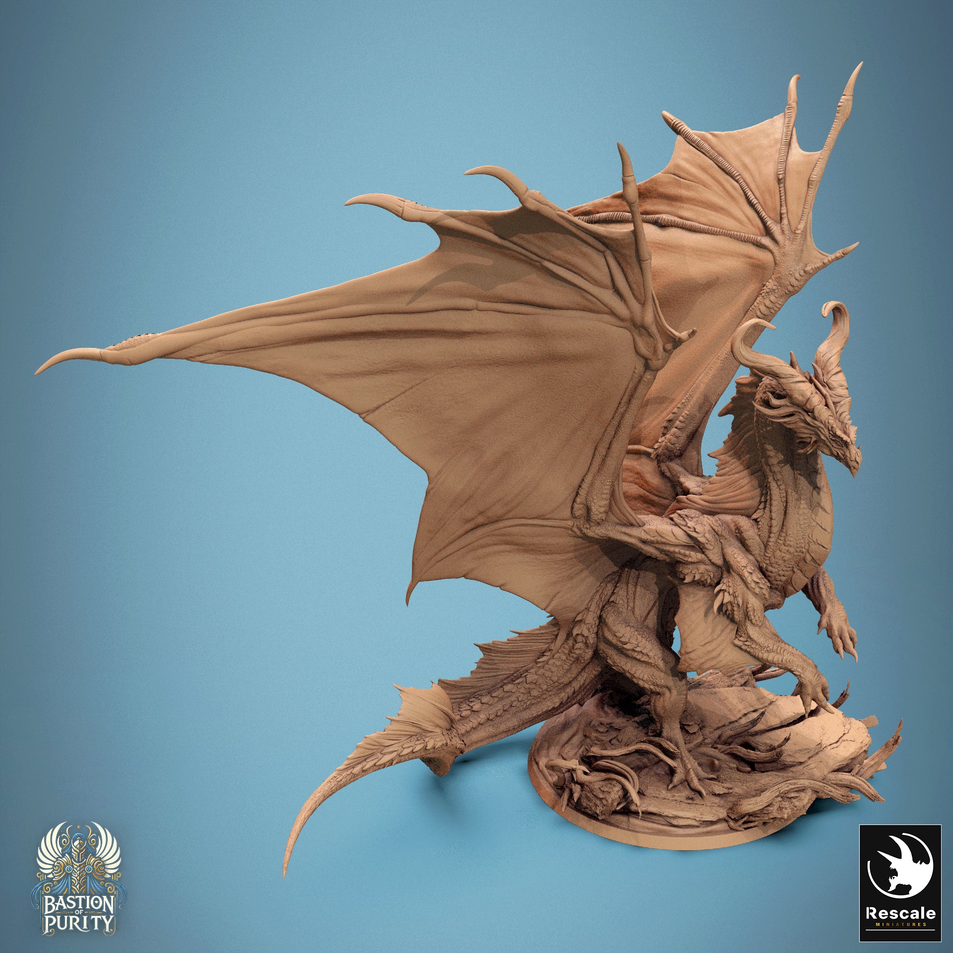 Bronze Dragon Rise - aus der Reihe Bastion of Purity von Rescale Miniatures