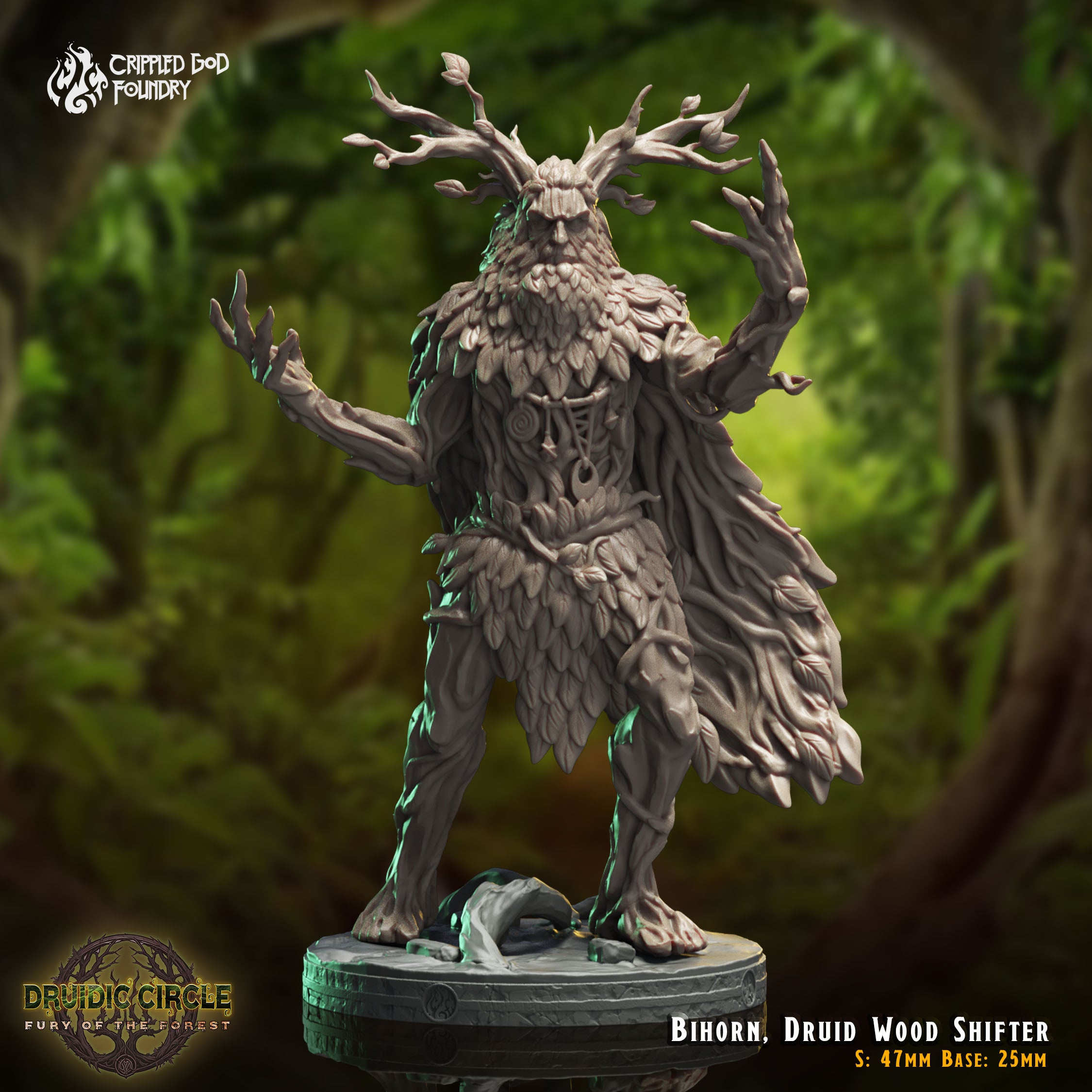 Bihorn, Druid Wood Shifter - aus der Reihe Druidic Circle von Crippled God Foundry