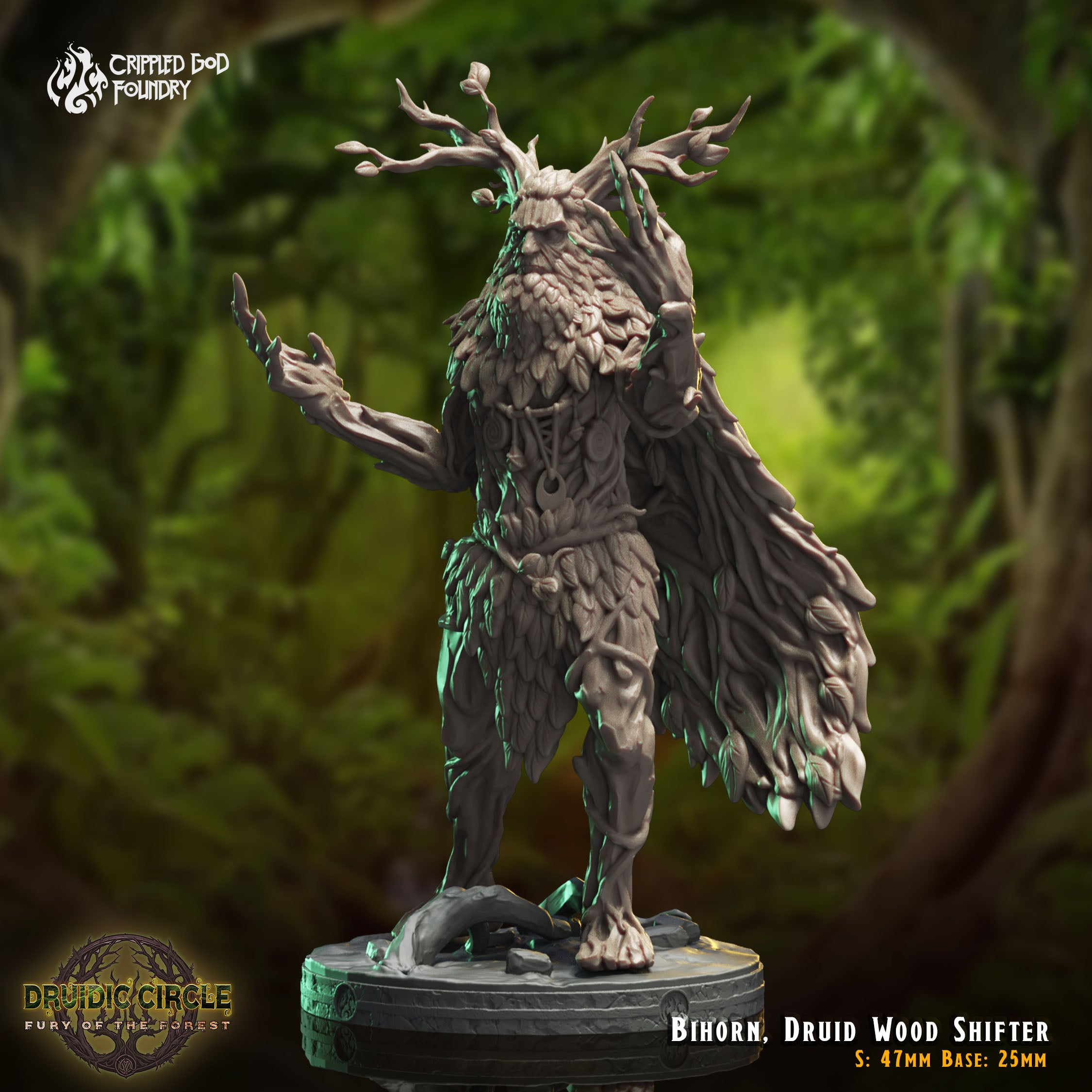 Bihorn, Druid Wood Shifter - aus der Reihe Druidic Circle von Crippled God Foundry