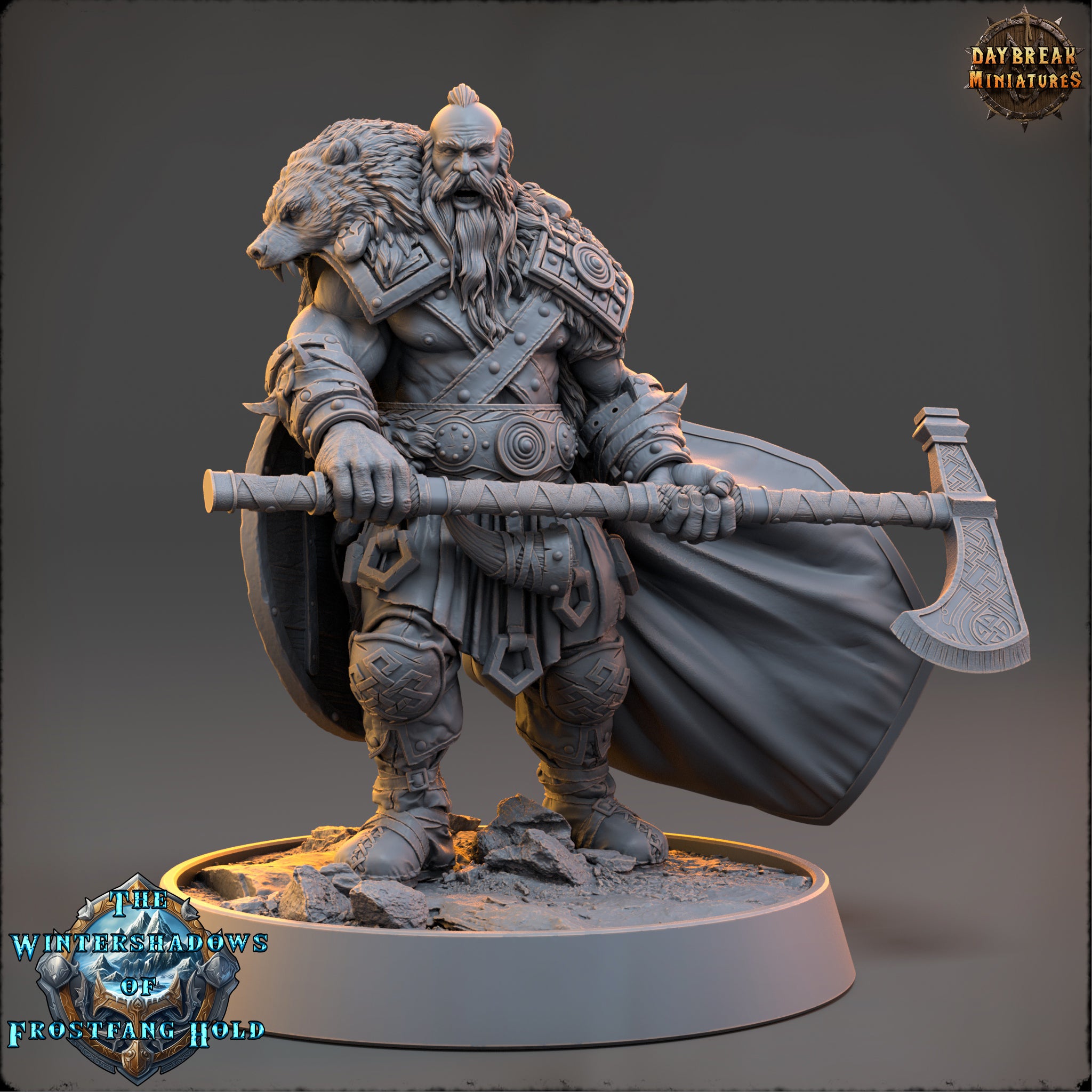 Barbaren Wikinger - aus der Reihe The Wintershadows of Frostfang Hold von Daybreak Miniatures